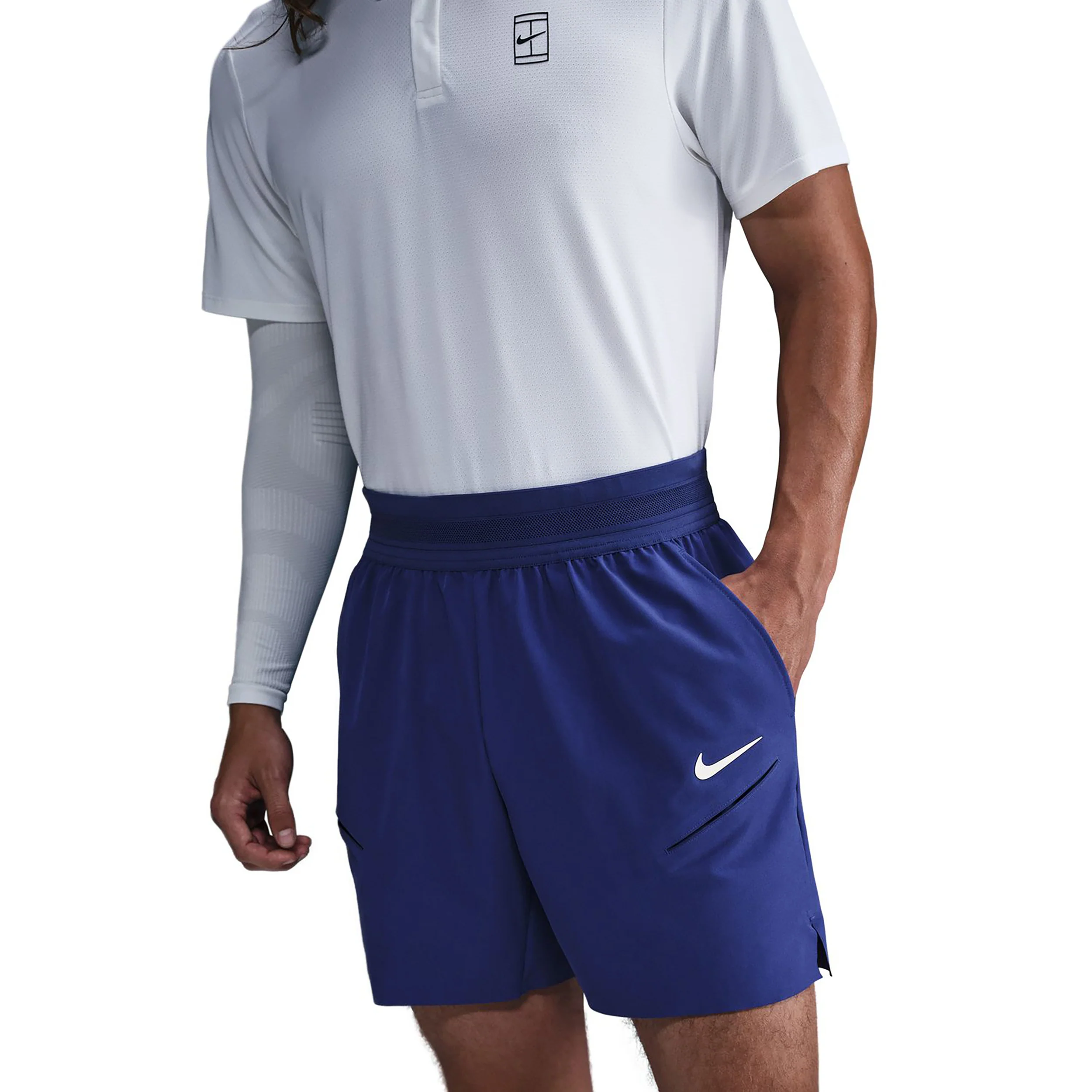 Court Dri-FIT Slam Shorts Hommes-Bleu - Image 11