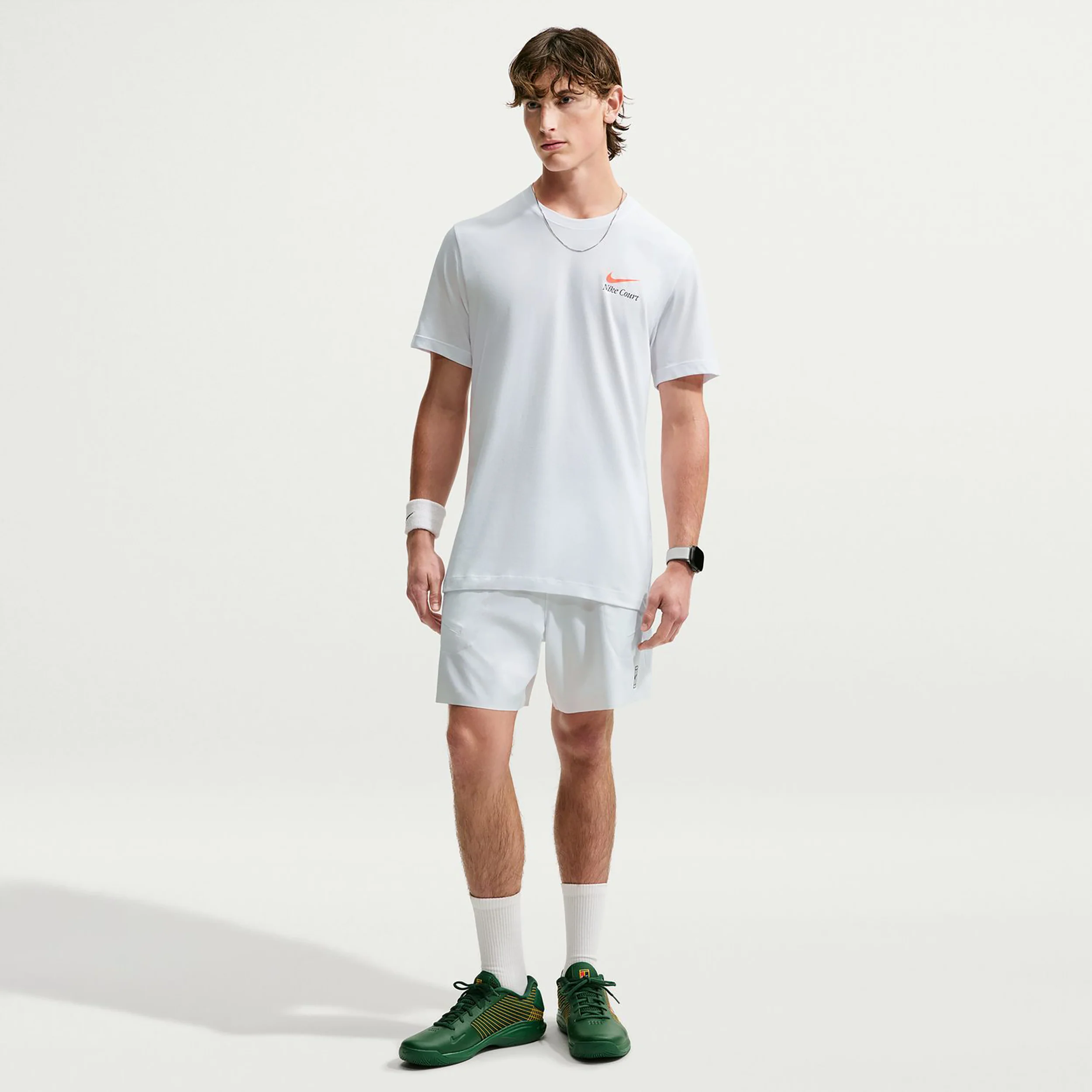 Court Dri-Fit T-shirt Hommes - blanc