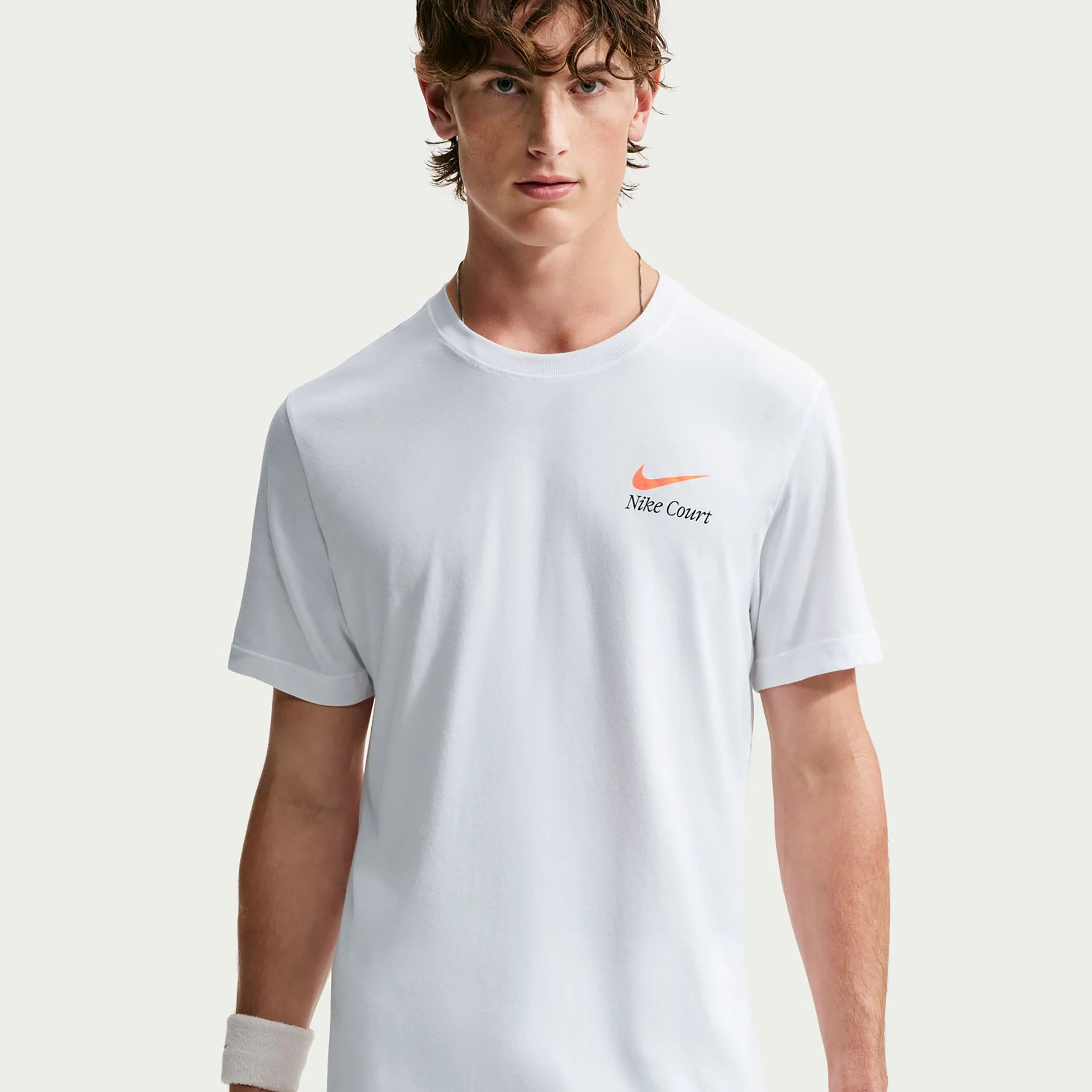 Court Dri-Fit T-shirt Hommes - blanc - Image 3