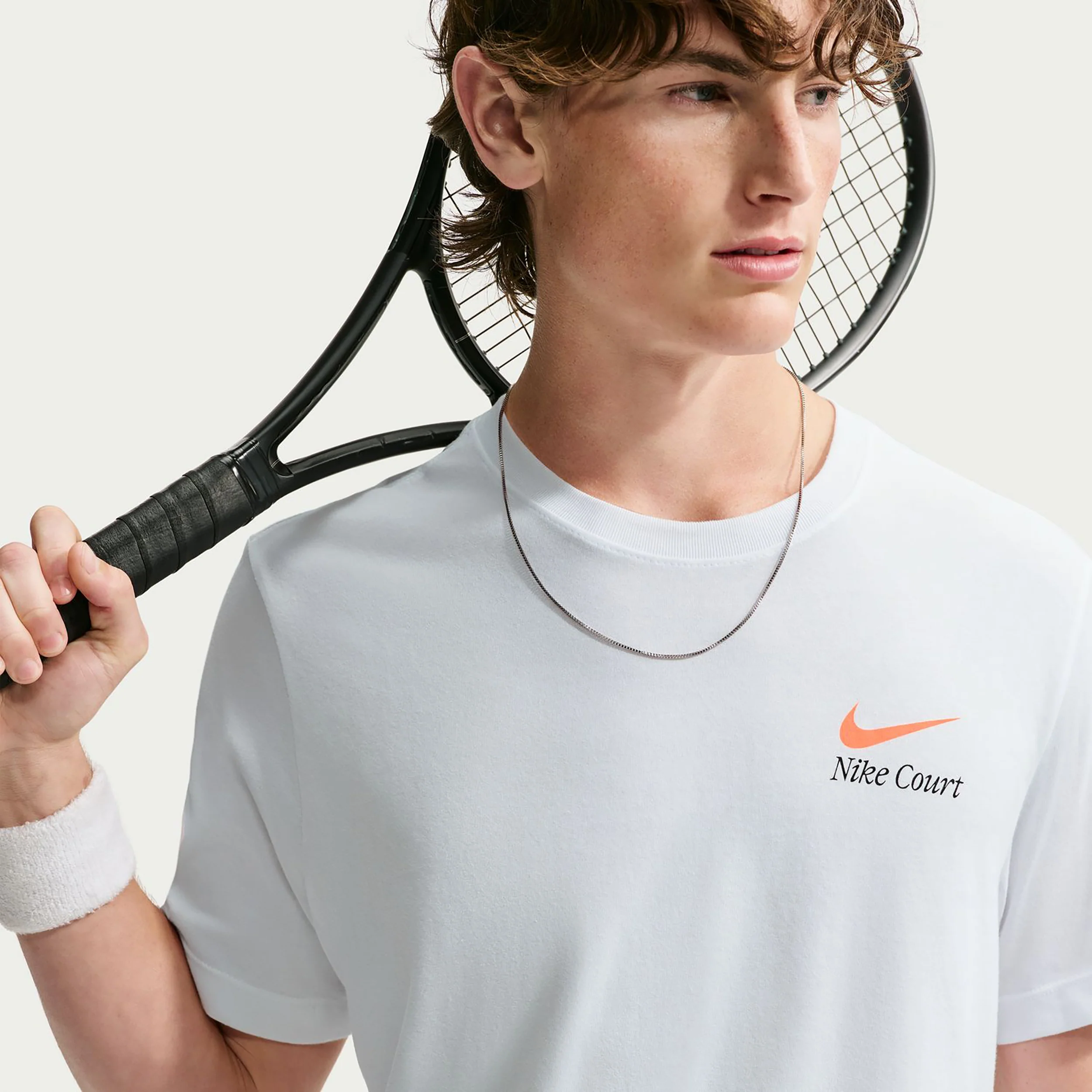 Court Dri-Fit T-shirt Hommes - blanc - Image 5