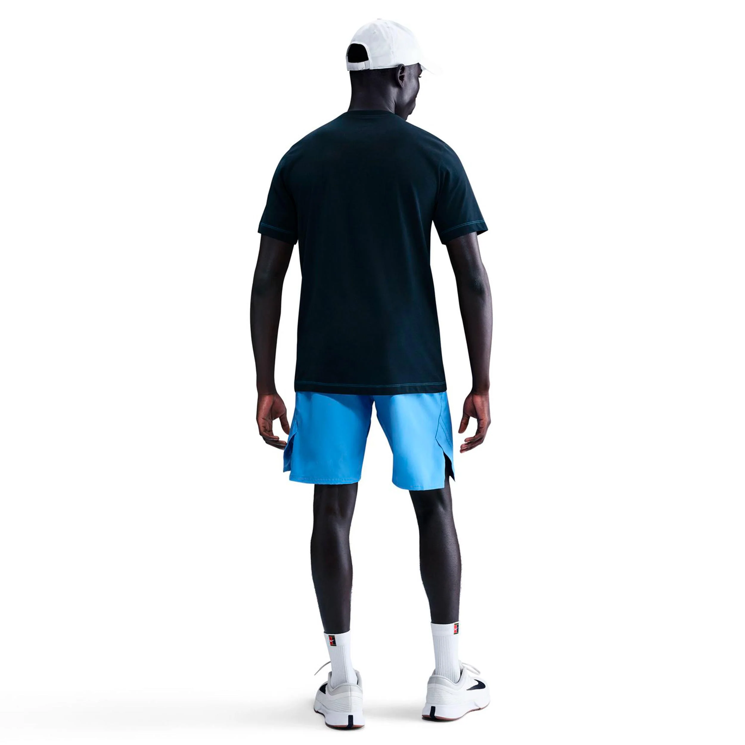 Court Dri-Fit T-shirt Hommes-bleu foncé - Image 3