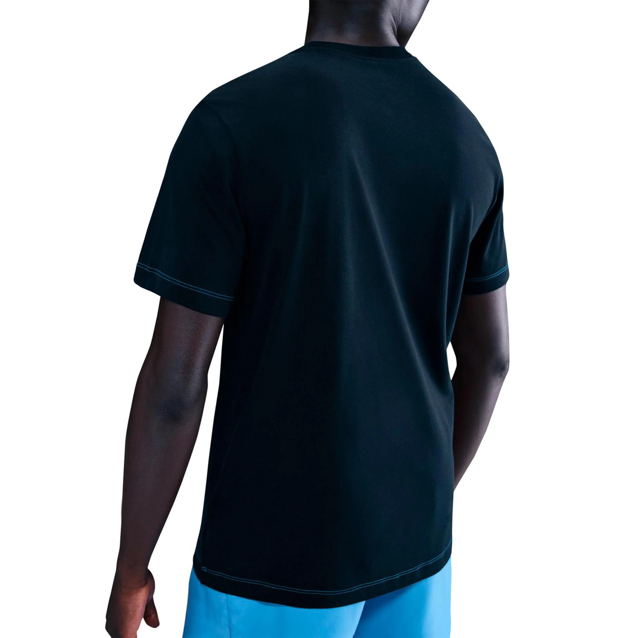 Court Dri-Fit T-shirt Hommes-bleu foncé - Image 4