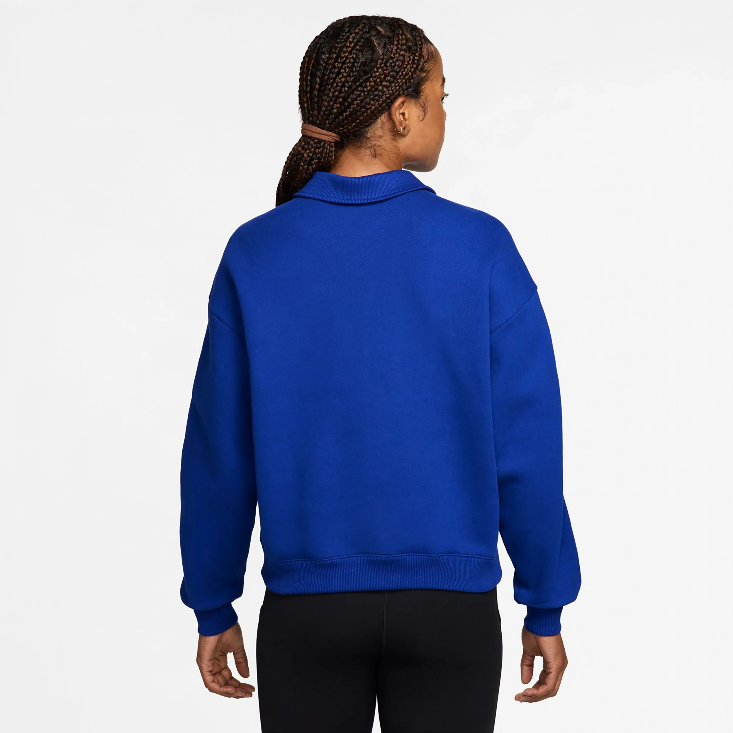 Court Haut manches longues Femmes - bleu foncé - Image 2