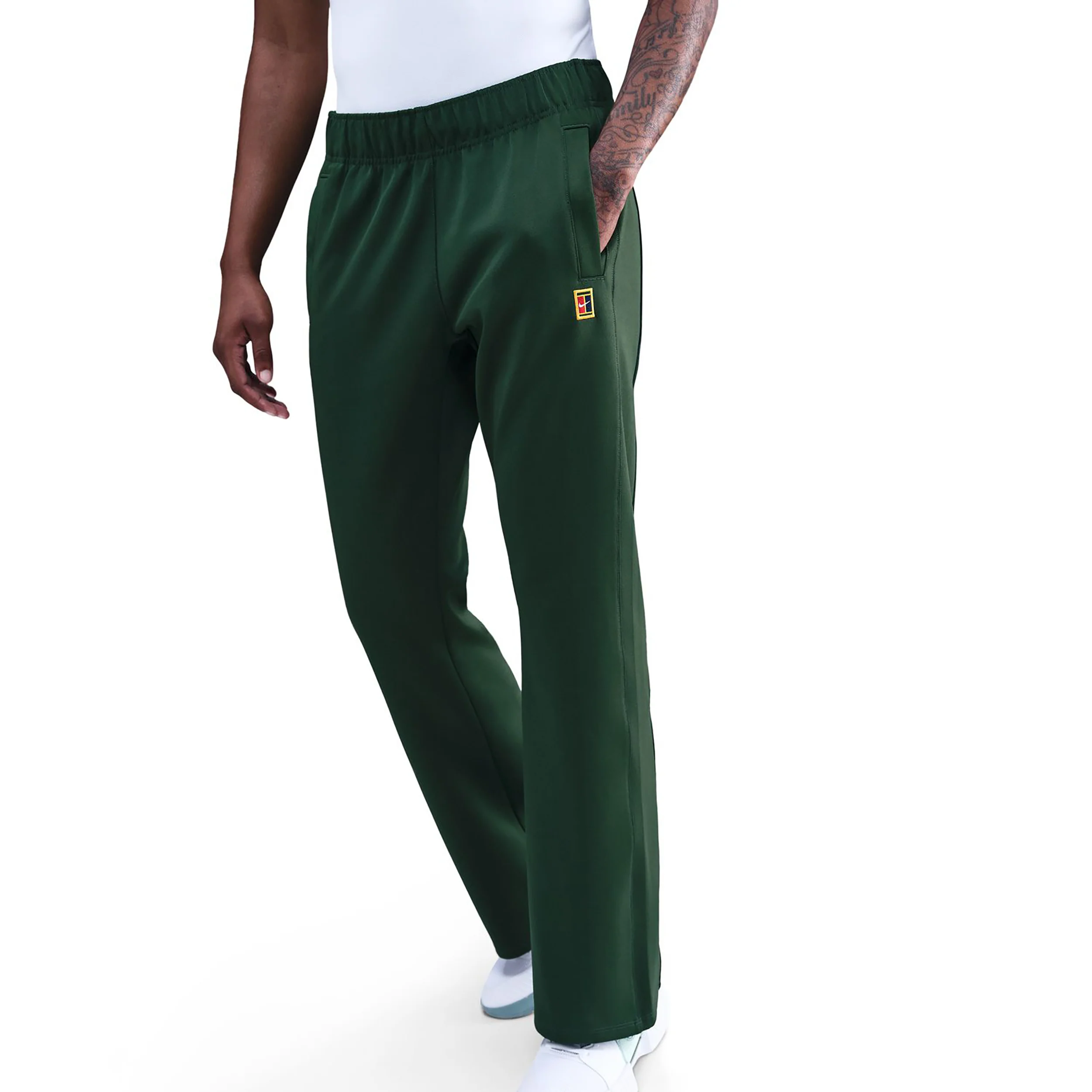 Court Polyknit High Rise Pantalon survêtement Femmes-vert foncé - Image 3