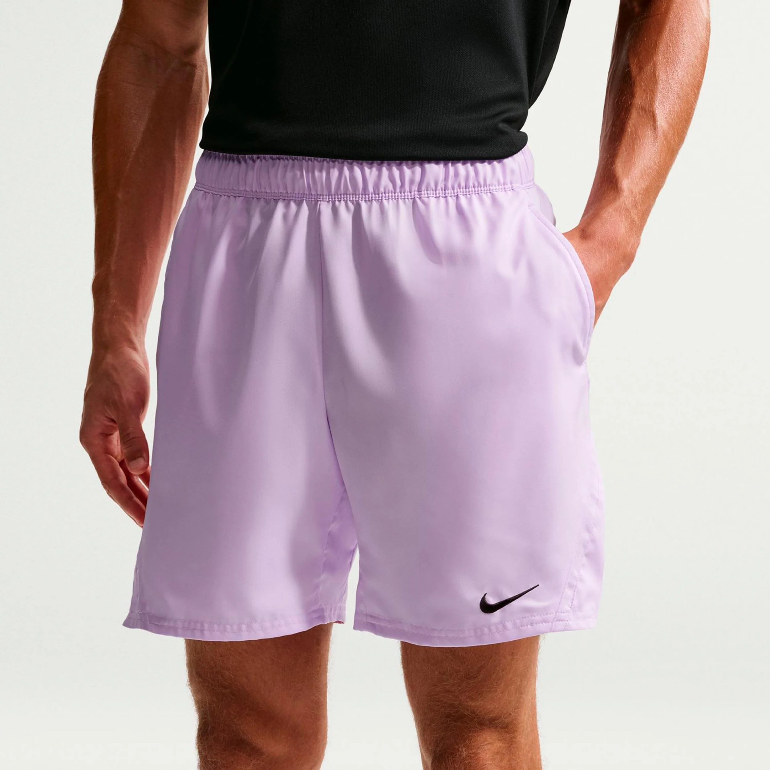 Court Victory Dri-Fit 7in Shorts Hommes - lilas, noir
