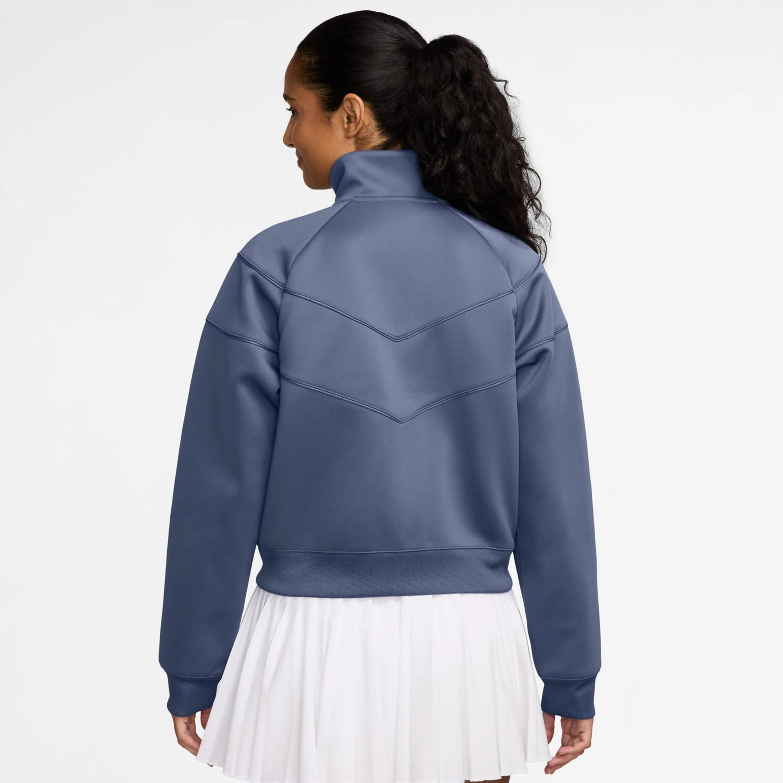 Courtly Knit Heritage Veste de survêtement Femmes-bleu gris - Image 2