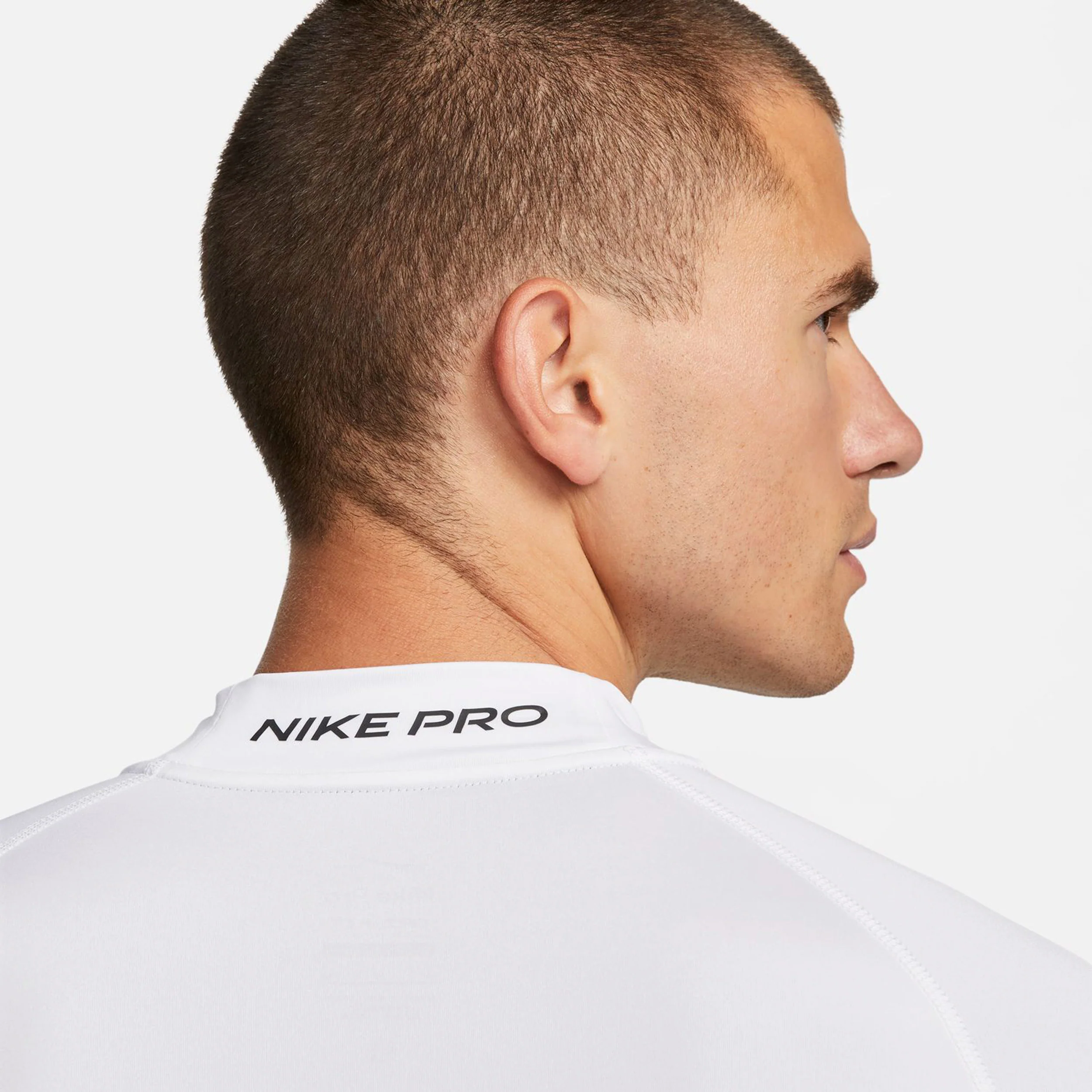 Dri-Fit Haut Manches Longues Hommes-Blanc - Image 10
