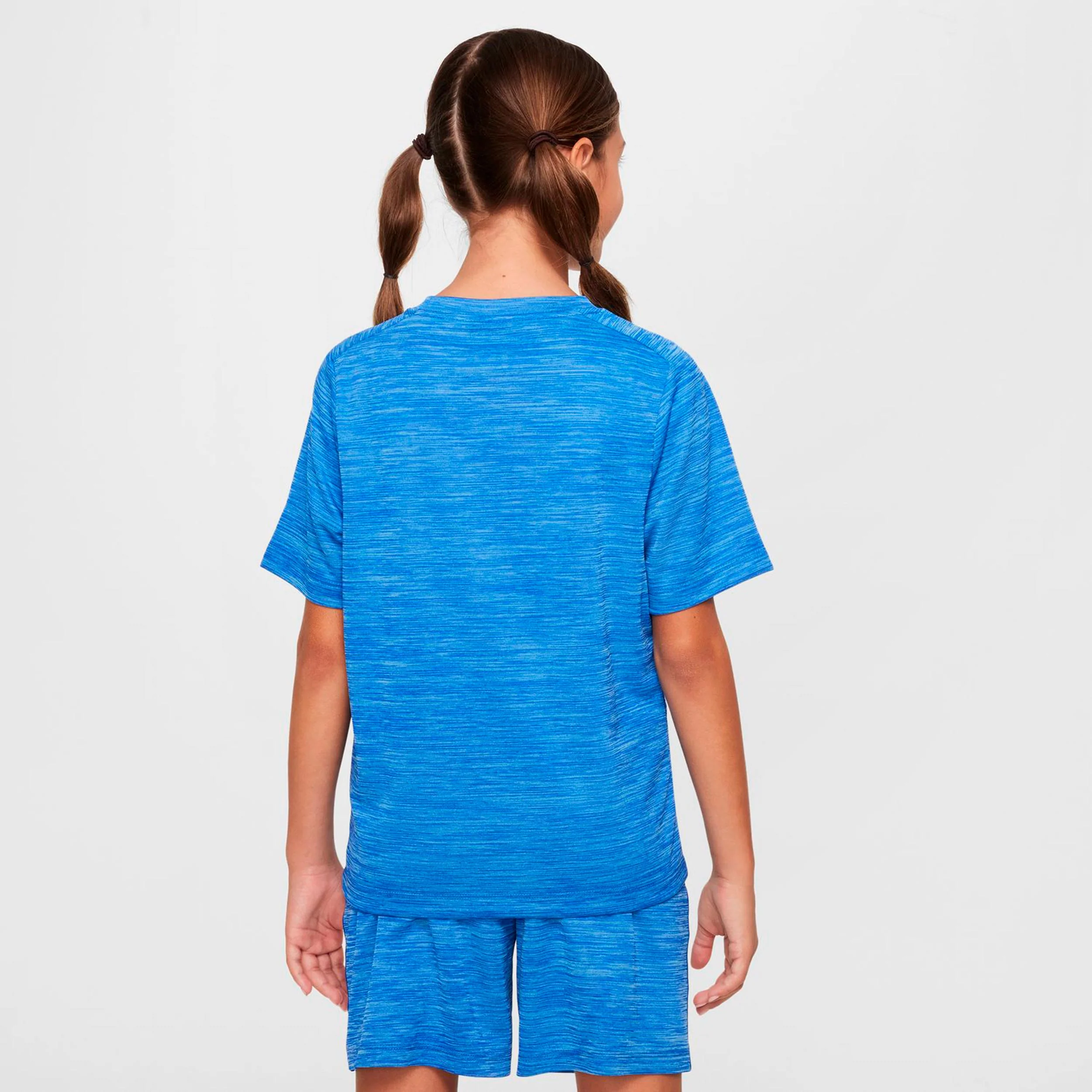 Dri-FIT Multi Heather T-shirt Enfants-bleu, blanc - Image 2