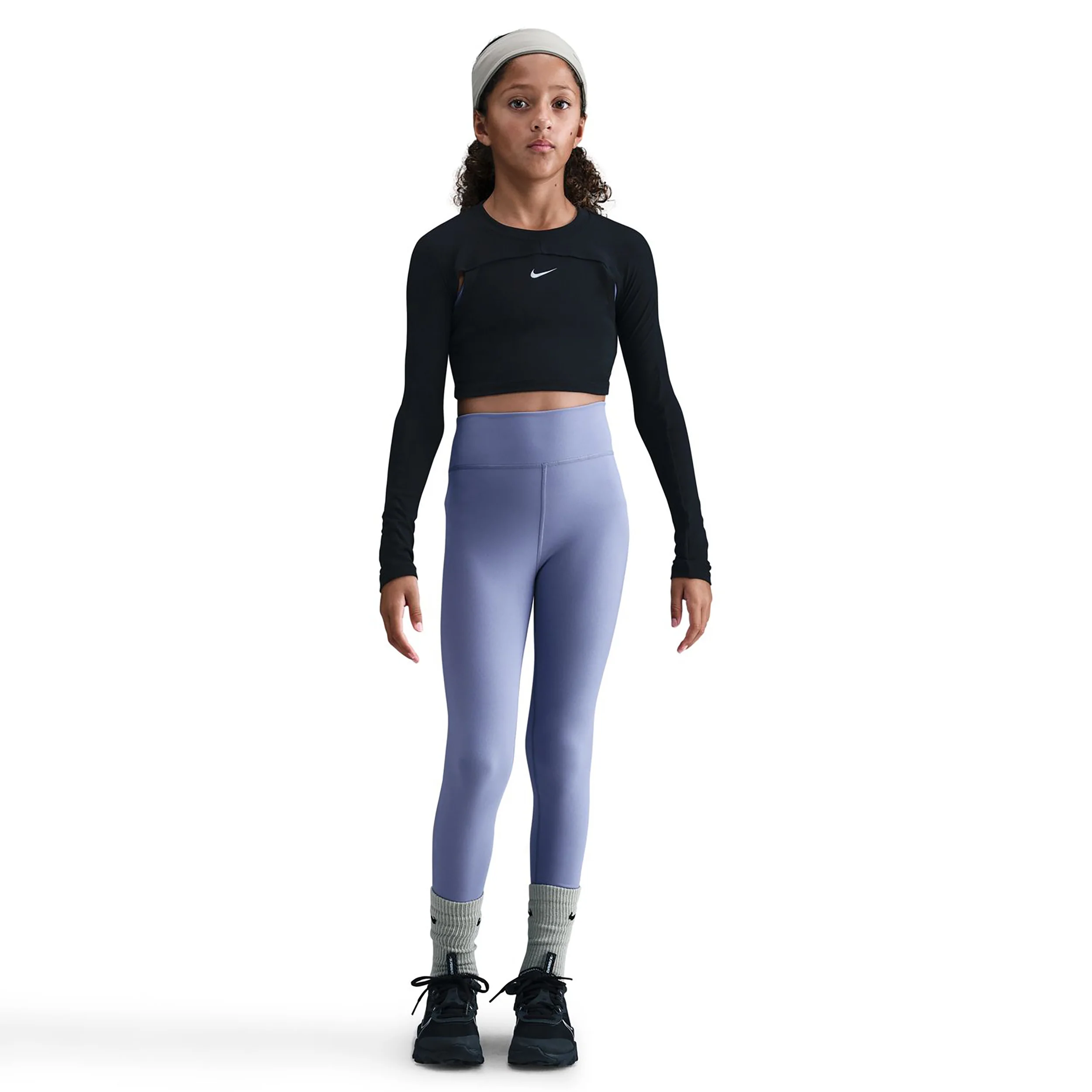Dri-FIT One All Over Print Collant tight Filles - bleu gris, blanc