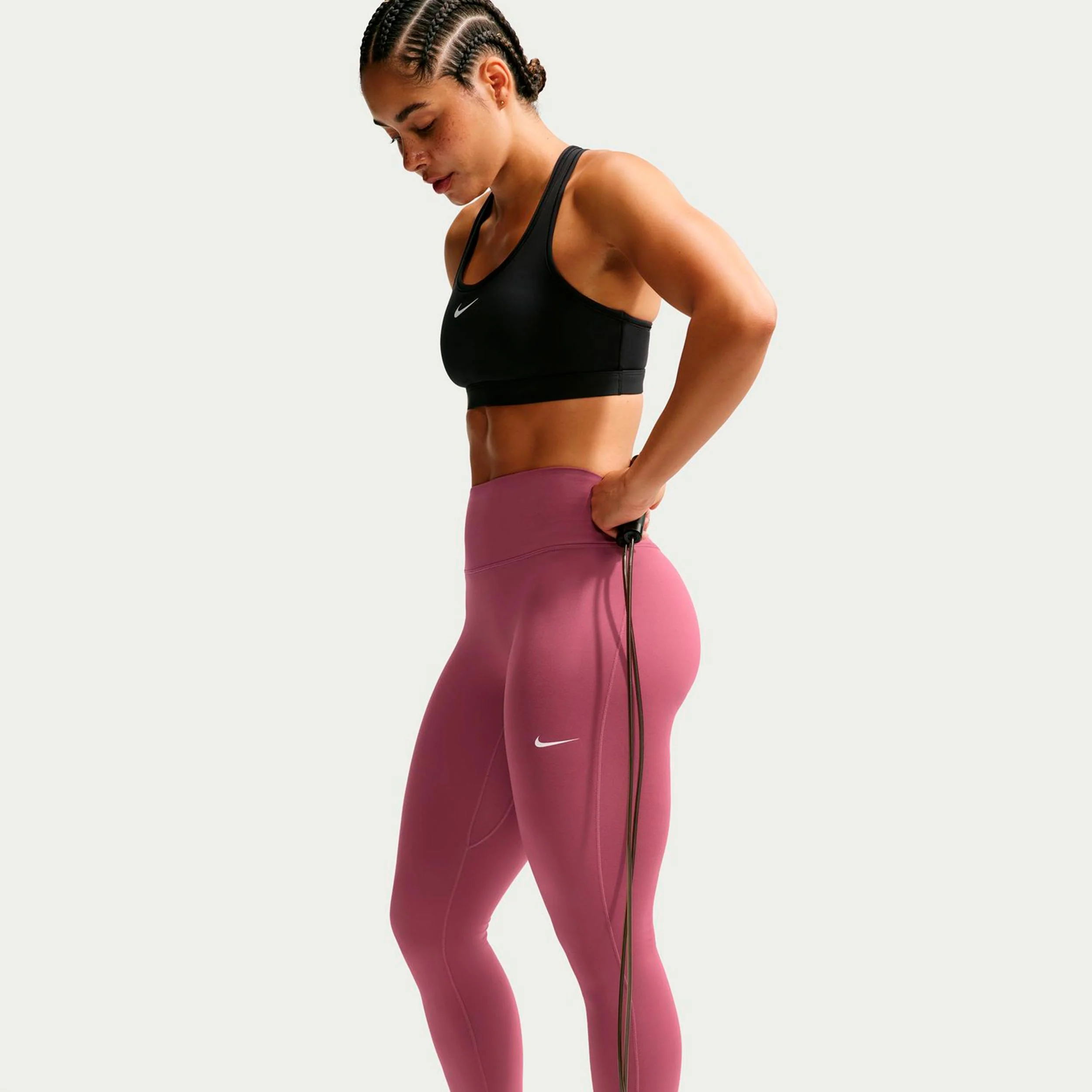Dri-Fit One High Rise Collant tight Femmes - mauve - Image 5