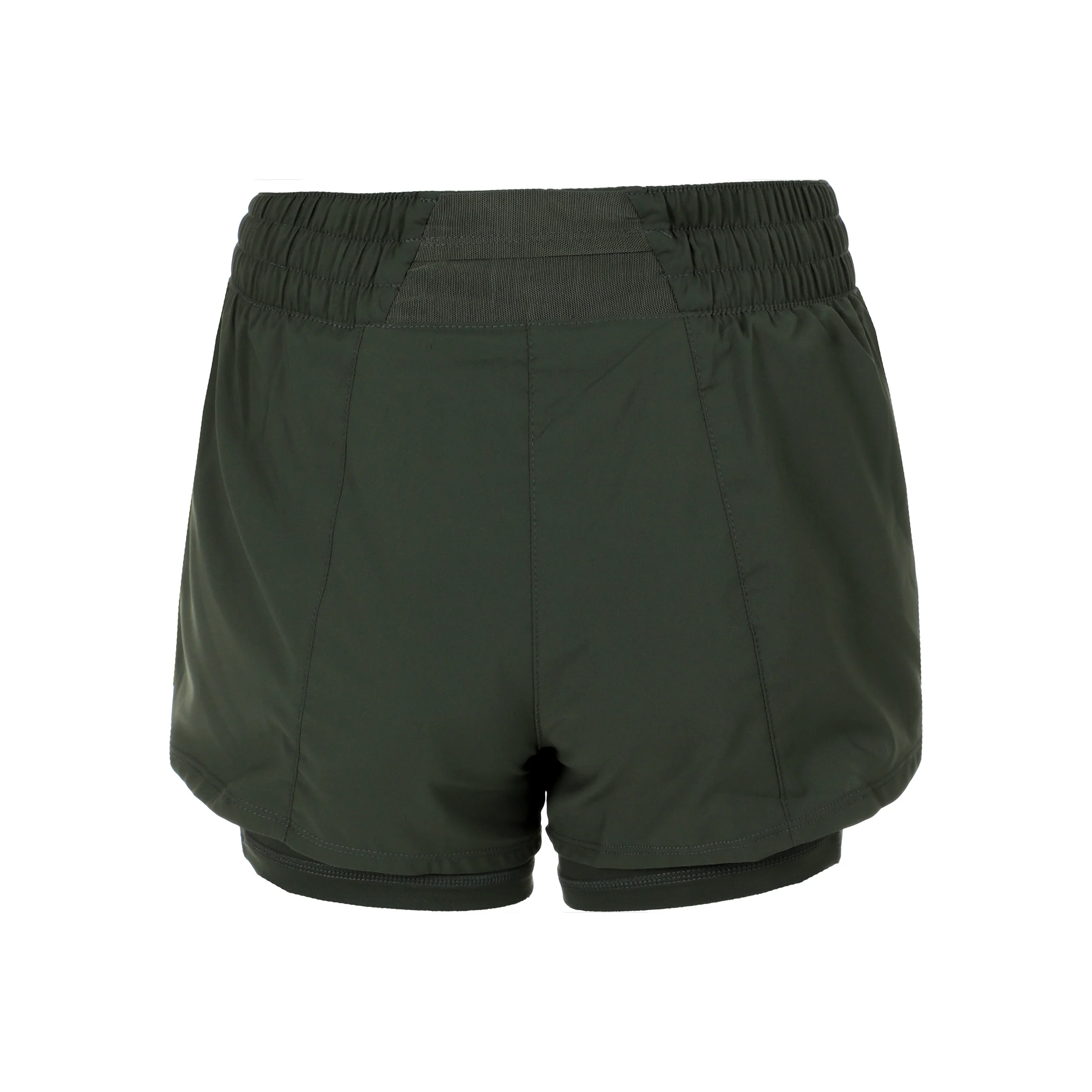 Dri-Fit One Mid Rise 2in1 3in Shorts Femmes - vert, argent - Image 2