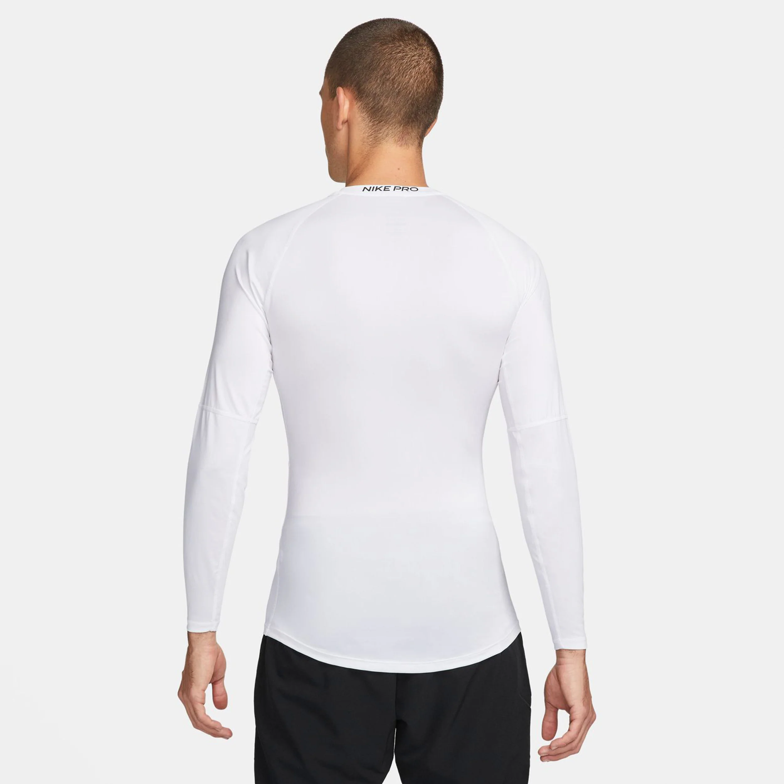 Dri-Fit Pro Tight Fitness Haut Manches Longues Hommes-Blanc,Noir - Image 6