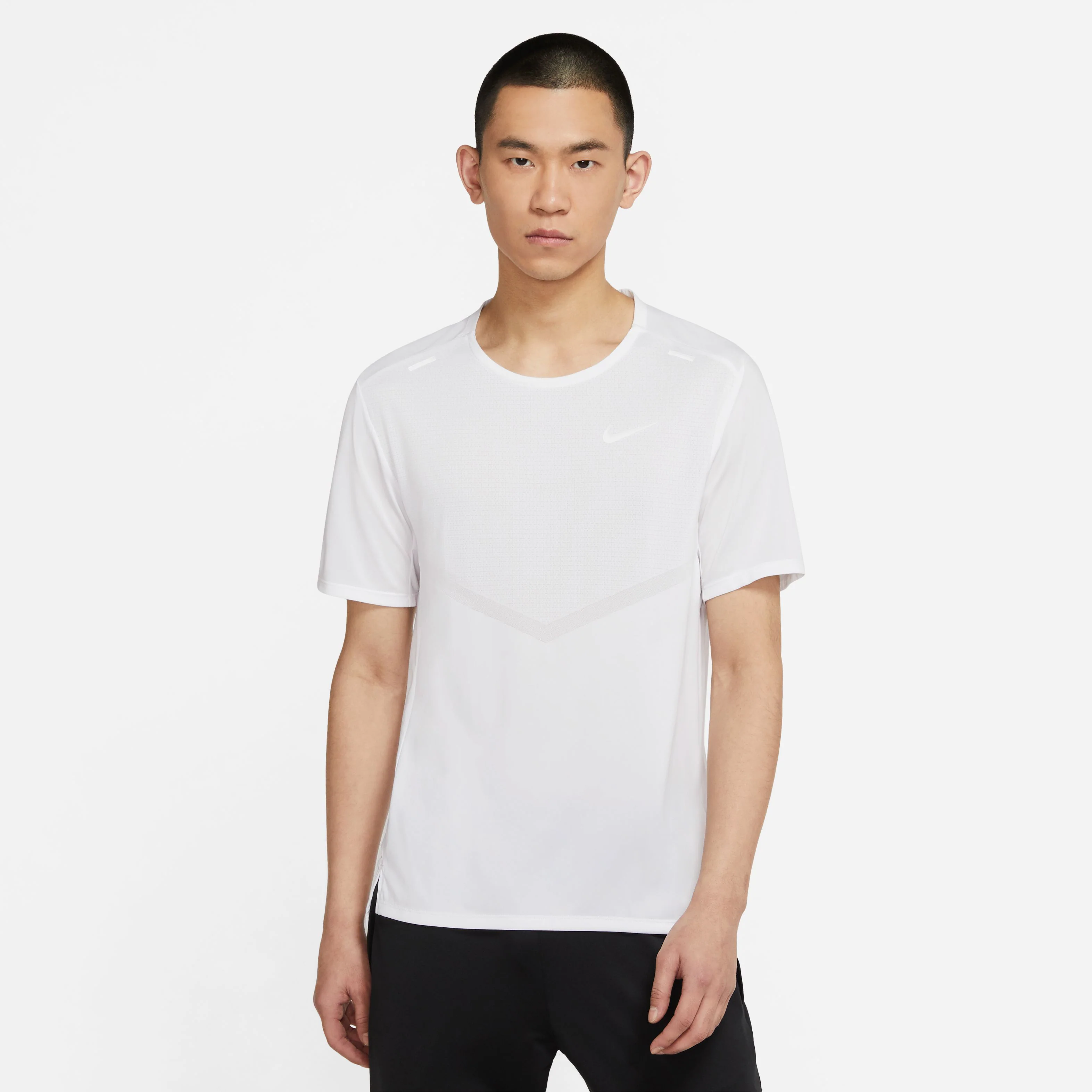 Dri-Fit Rise 365 Maillot De Course Hommes-Blanc,Argent - Image 5