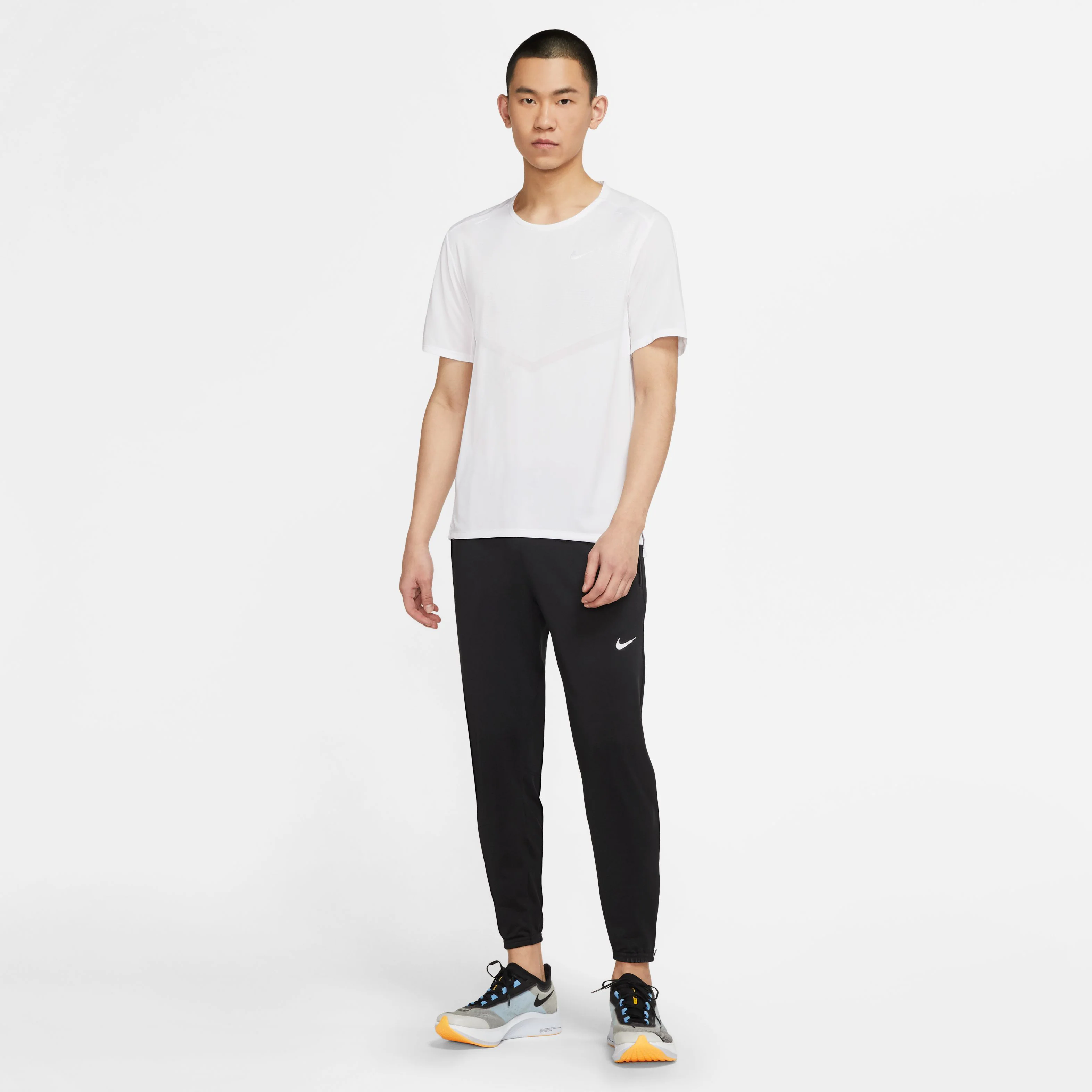 Dri-Fit Rise 365 Maillot De Course Hommes-Blanc,Argent - Image 7
