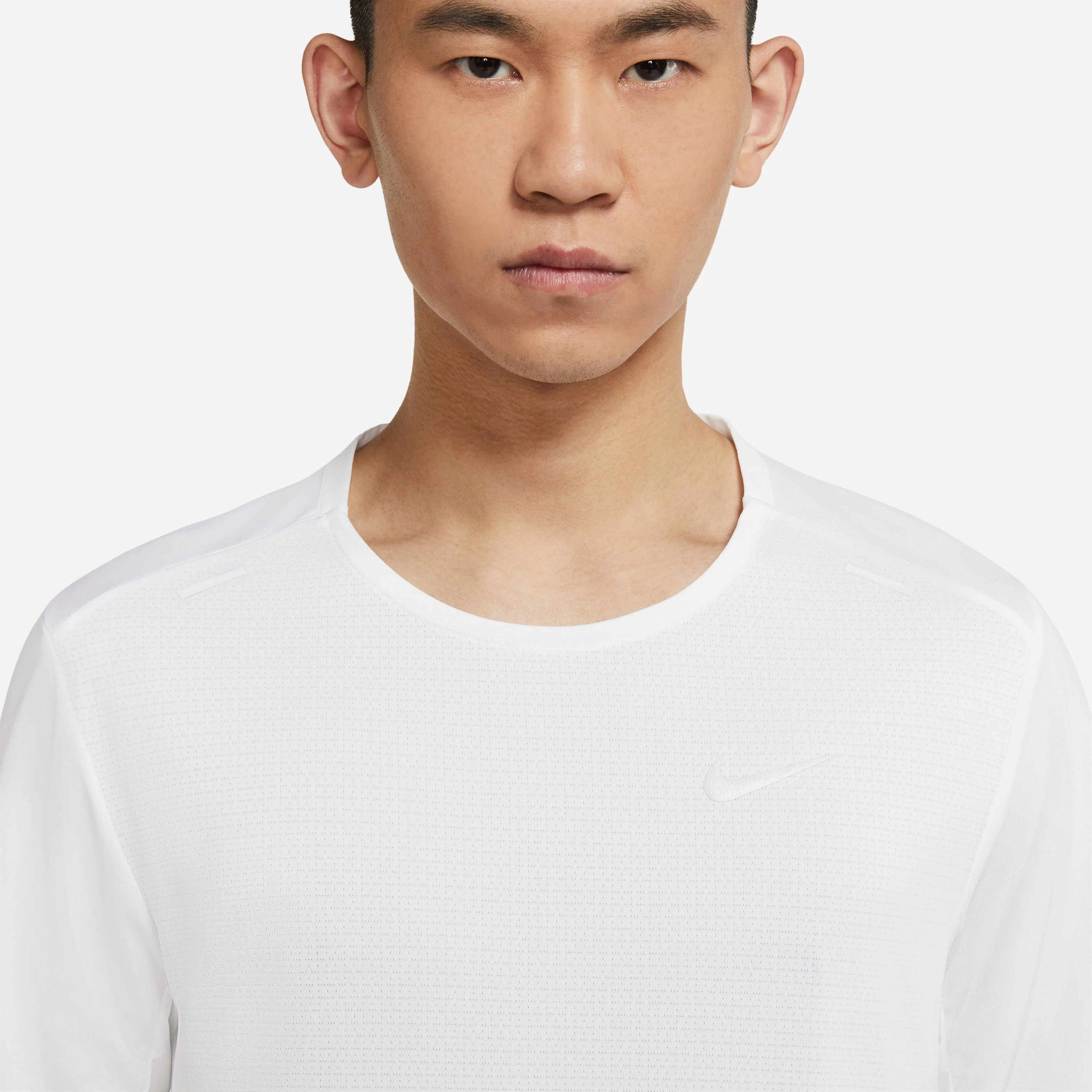 Dri-Fit Rise 365 Maillot De Course Hommes-Blanc,Argent - Image 8