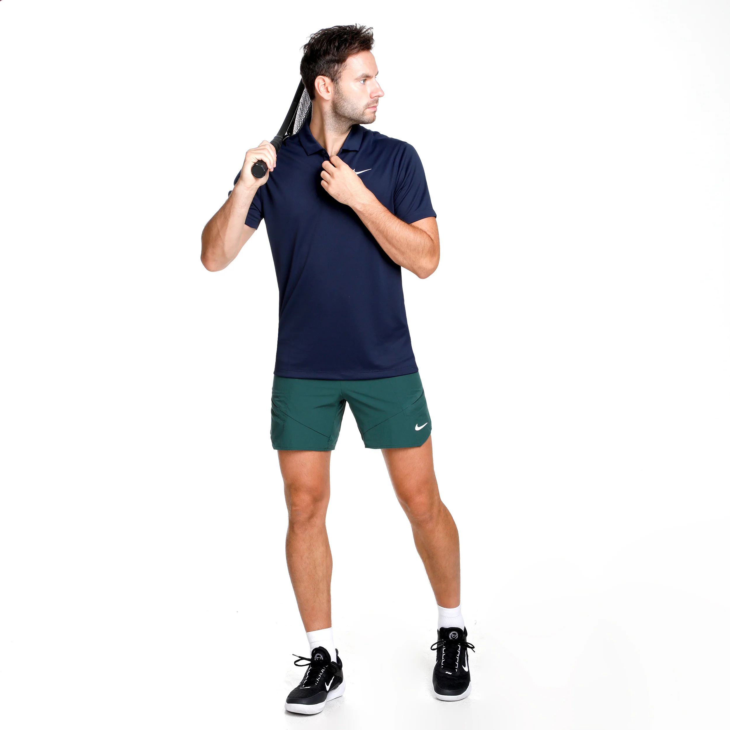 Dri-Fit Victory Court Solid Polo Hommes - bleu foncé - Image 2