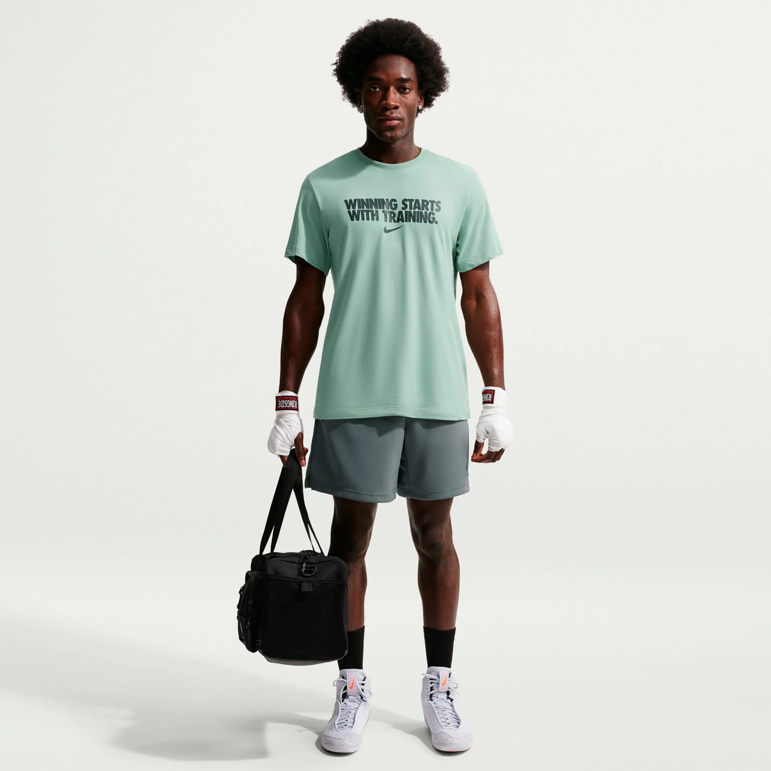 Dri-Fit Winning T-shirt Hommes - vert gris, gris - Image 2