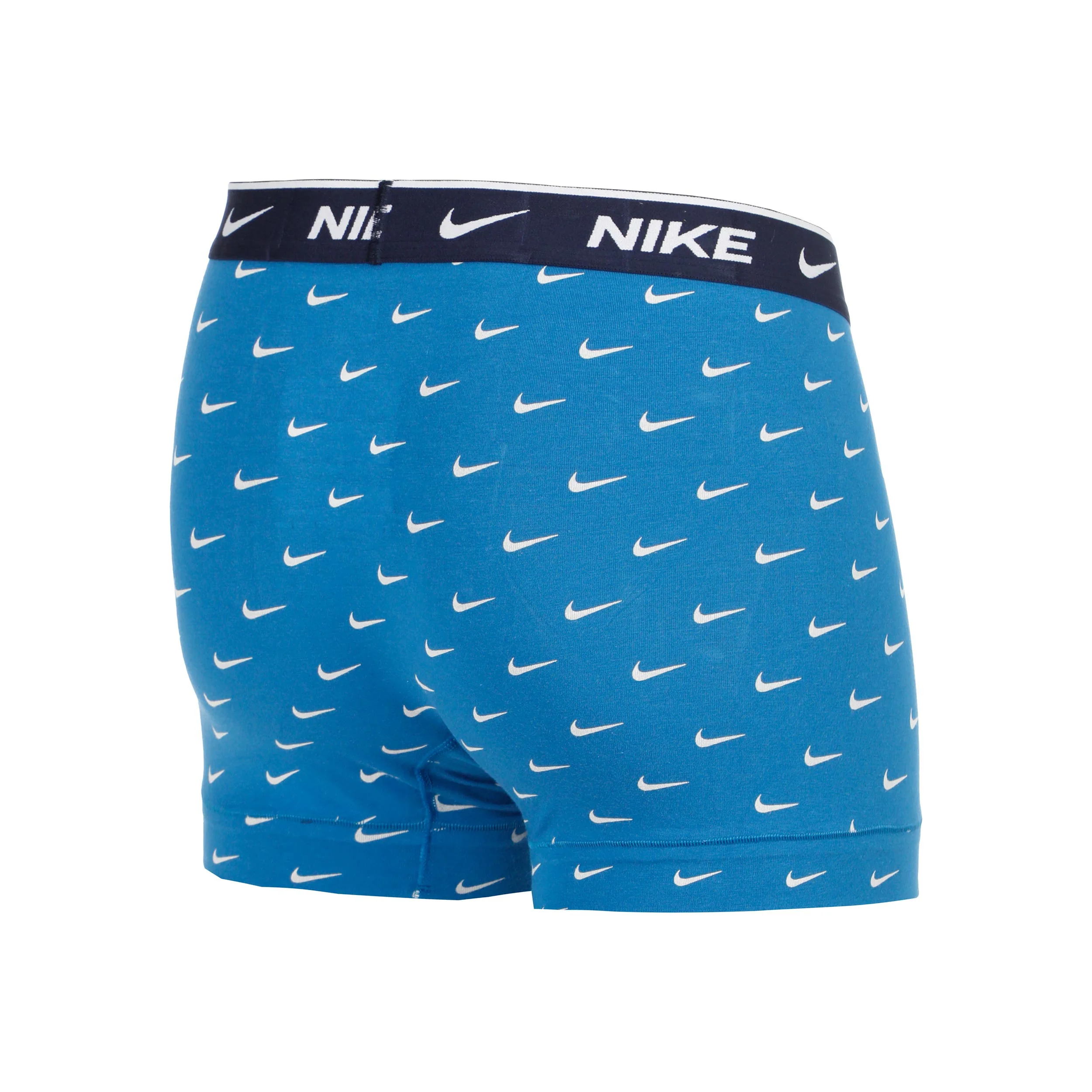 Essential Cotton Stretch Trunk Caleçon Pack de 3 Hommes - bleu clair, orange - Image 4