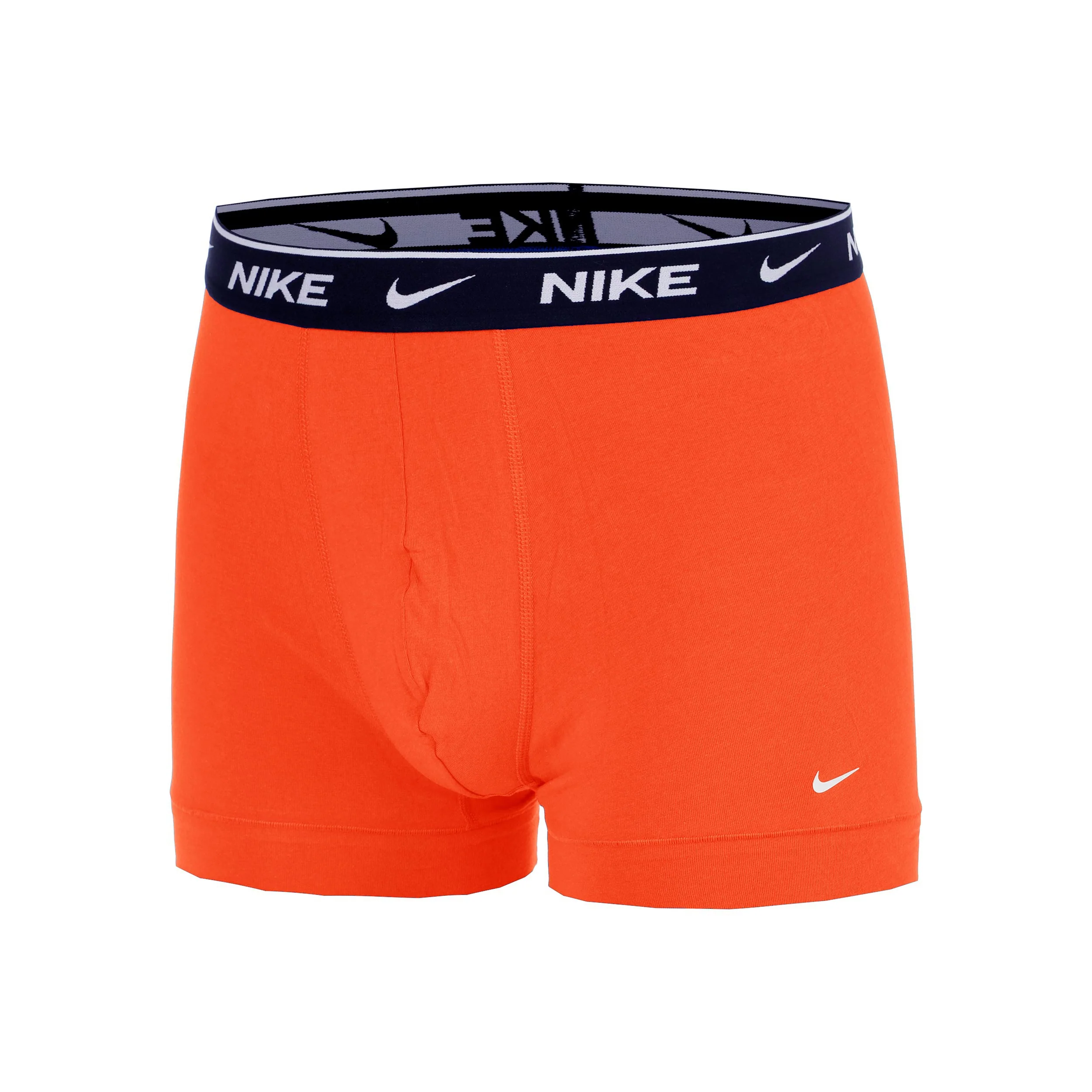 Essential Cotton Stretch Trunk Caleçon Pack de 3 Hommes - bleu clair, orange - Image 5
