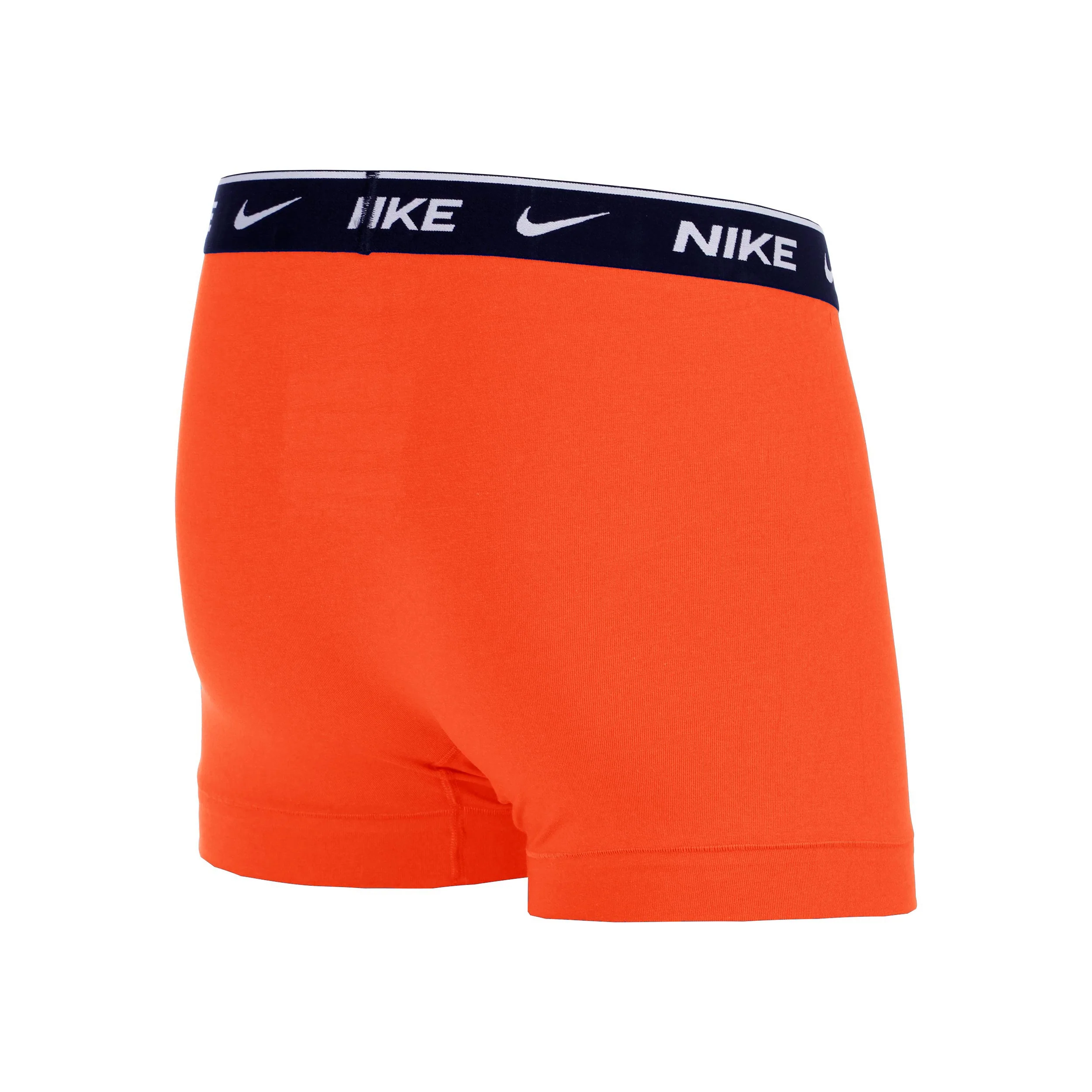 Essential Cotton Stretch Trunk Caleçon Pack de 3 Hommes - bleu clair, orange - Image 6