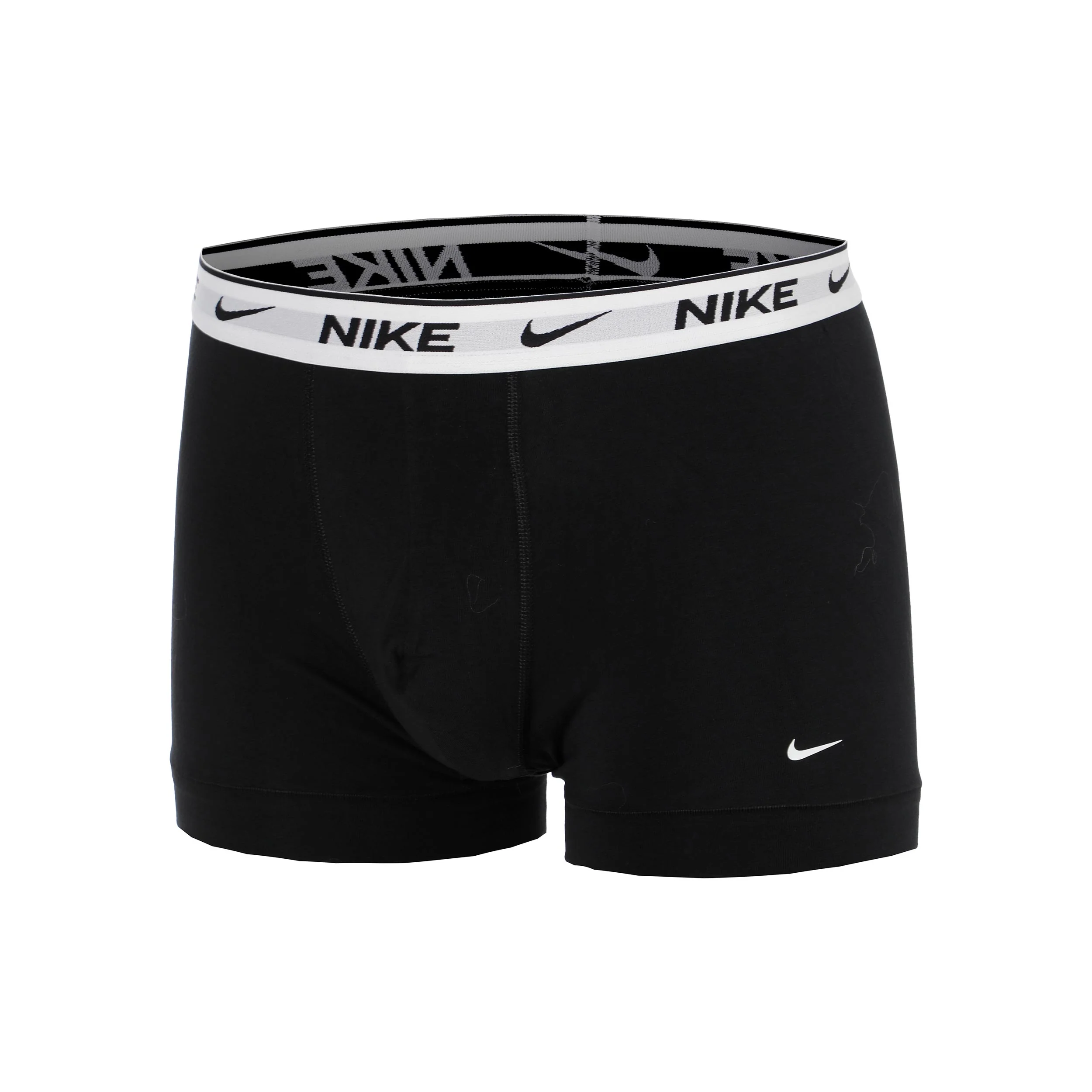 Essential Cotton Stretch Trunk Caleçon Pack de 3 Hommes - noir, blanc - Image 3