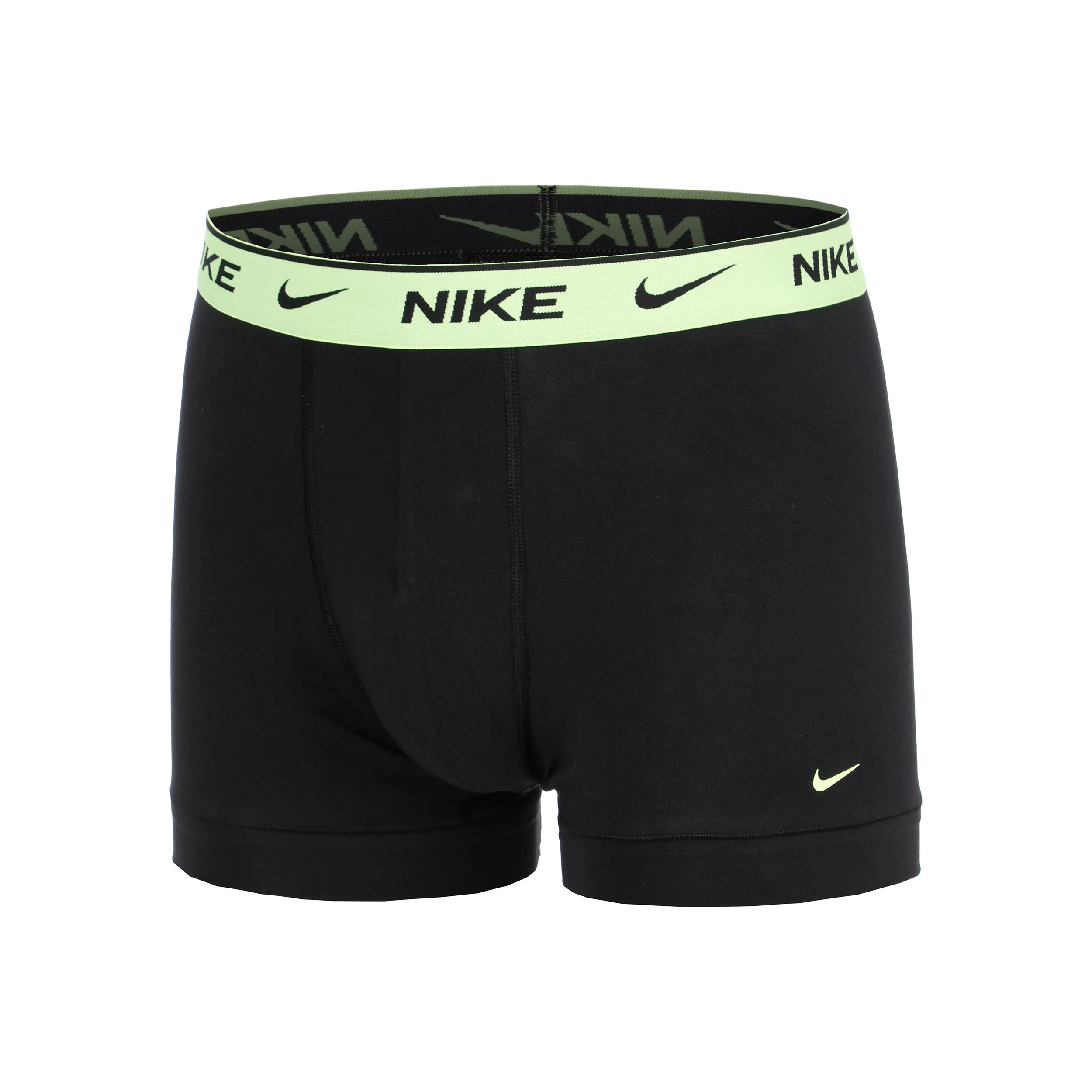 Essential Cotton Stretch Trunk Caleçon Pack de 3 Hommes - noir, turquoise - Image 3