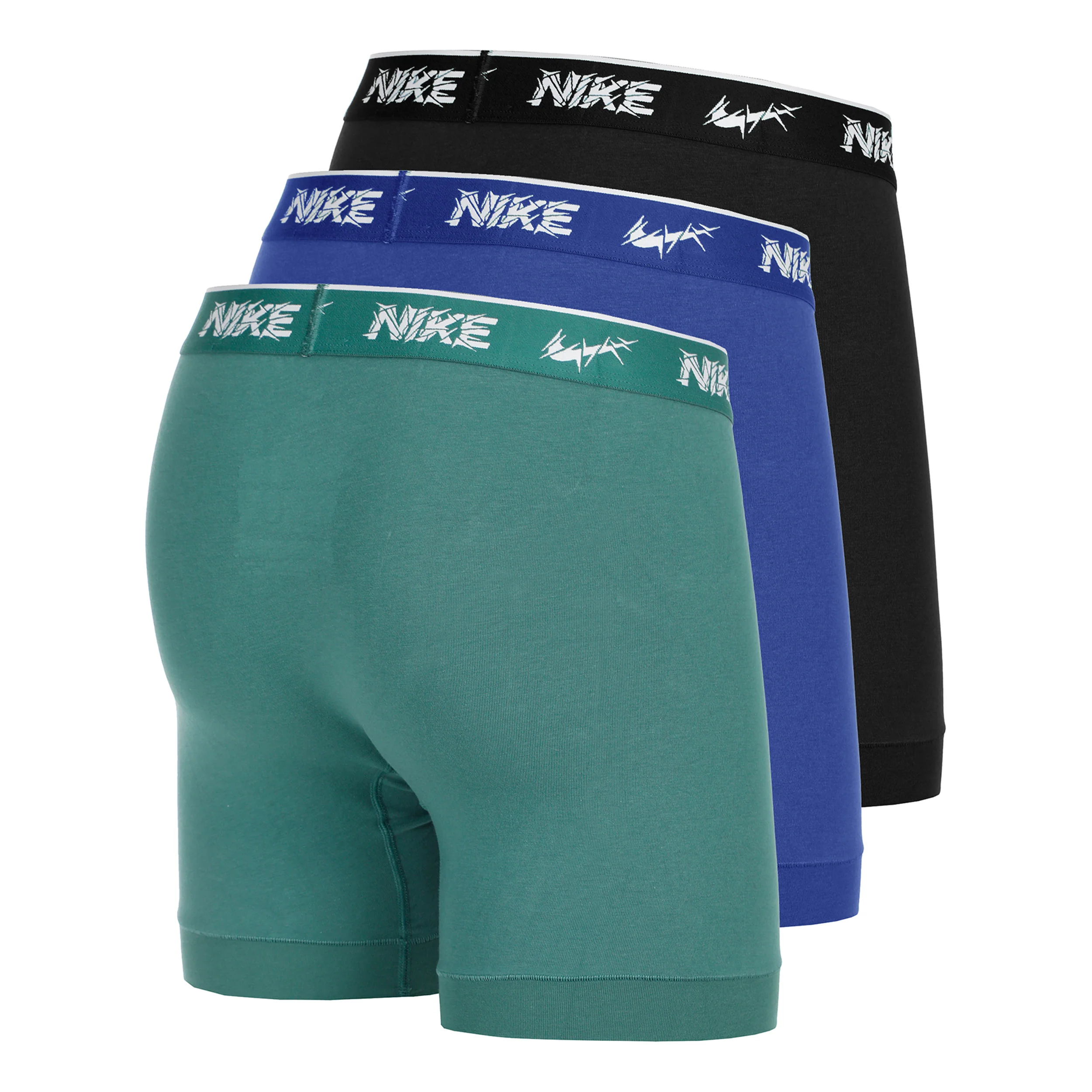 Everyday Cotton Stretch Caleçon Pack de 3 Hommes - multicouleur, noir - Image 2