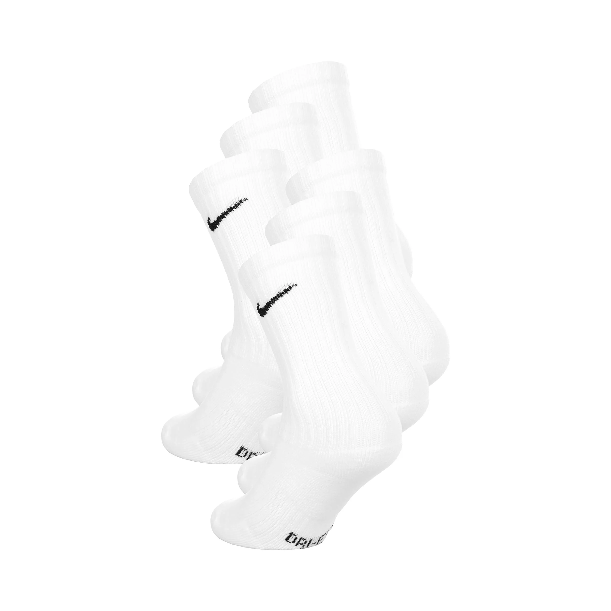 Everyday Crew Chaussettes de tennis Pack de 6 Enfants - blanc, noir - Image 2