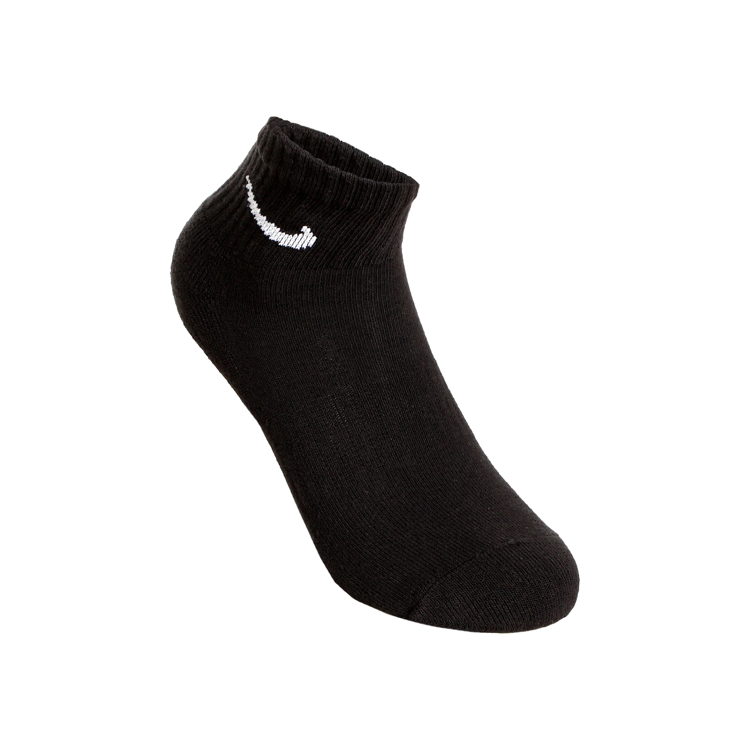 Everyday Cushioned Ankle Chaussettes de tennis Pack de 3 Unisex - noir, blanc - Image 3