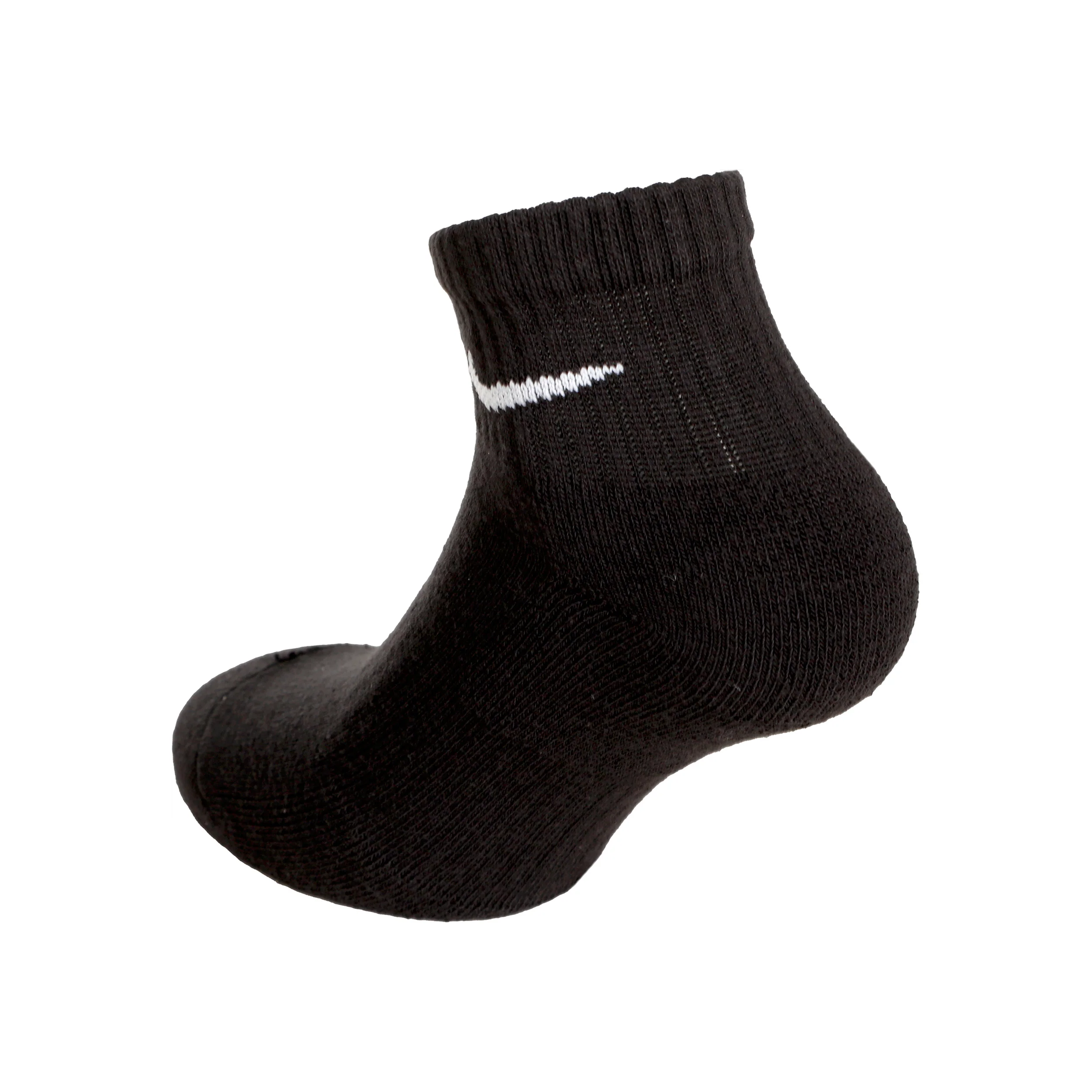 Everyday Cushioned Ankle Chaussettes de tennis Pack de 3 Unisex - noir, blanc - Image 4