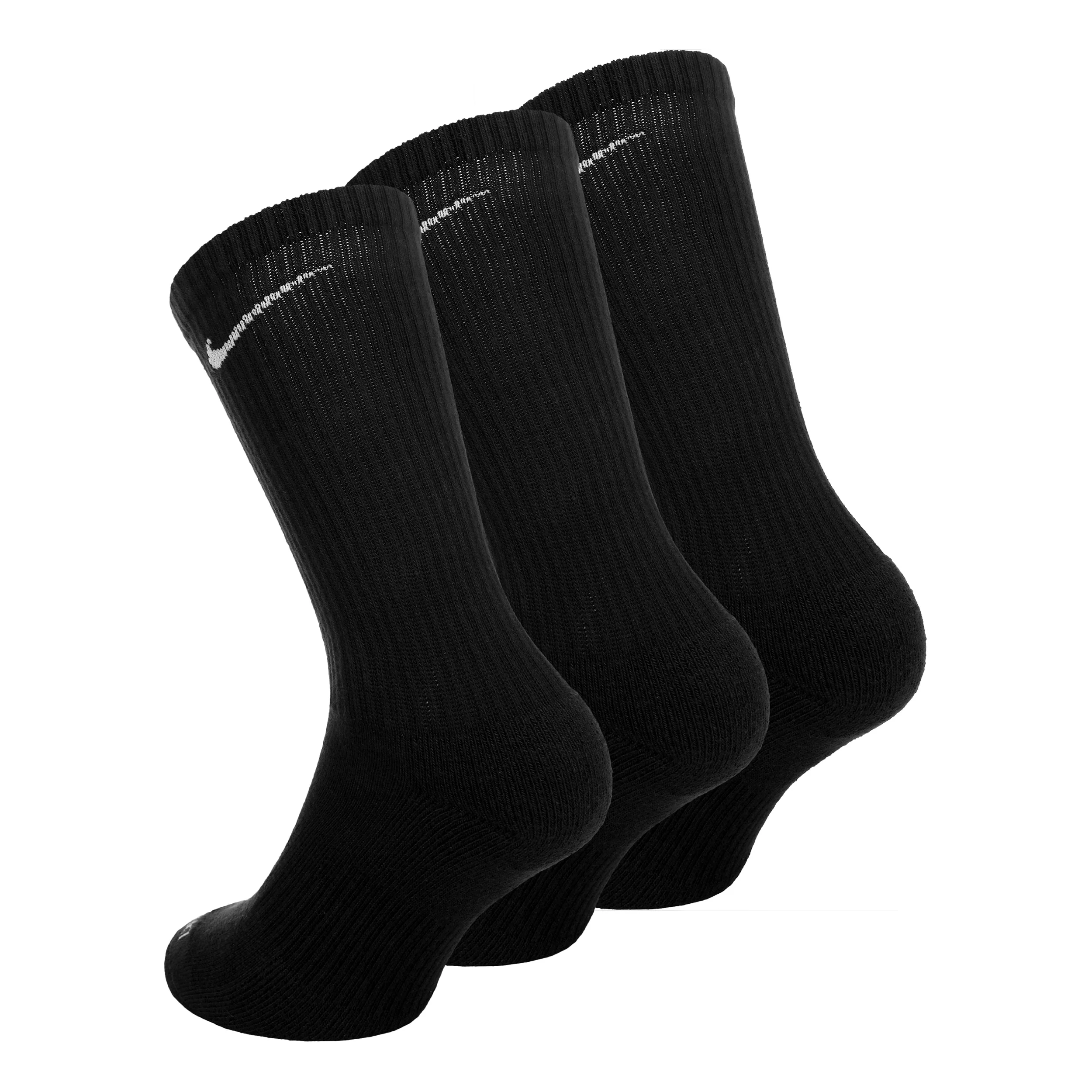 Everyday Plus Cushioned Chaussettes de tennis Pack de 3 Unisex - noir - Image 2