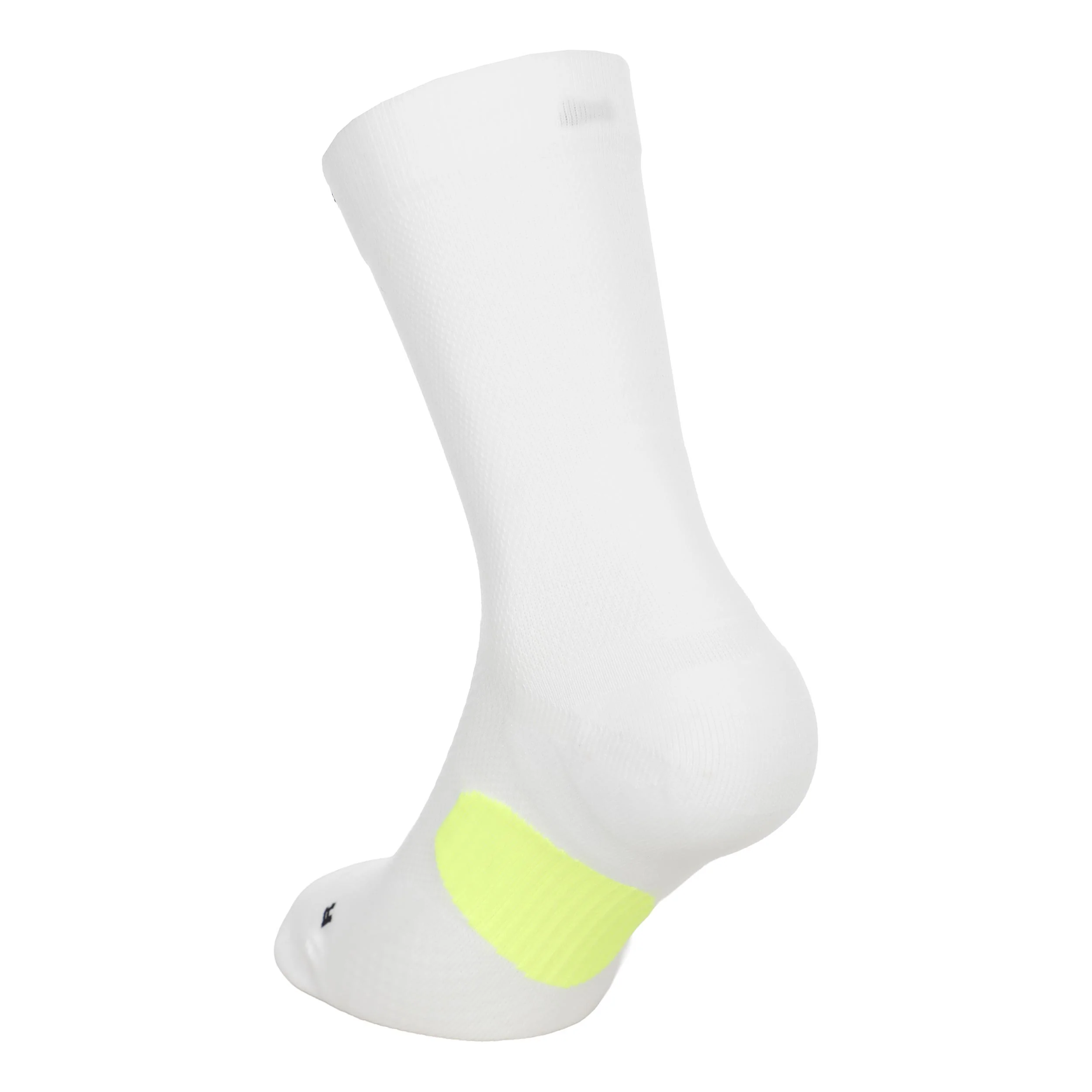Fast Midweight Crew Chaussettes De Running-Blanc,Jaune - Image 2