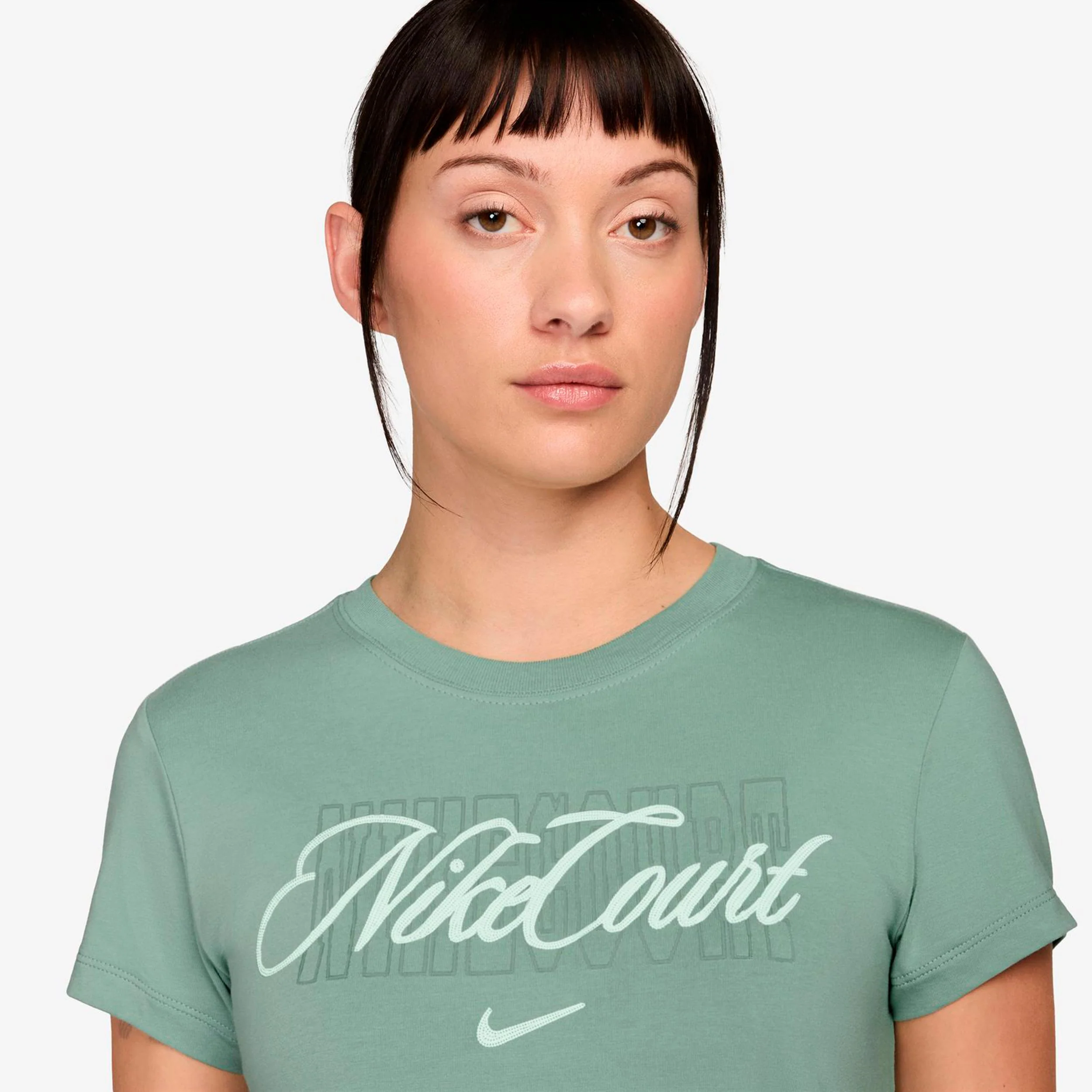 Heritage T-shirt Femmes - vert gris, vert - Image 3
