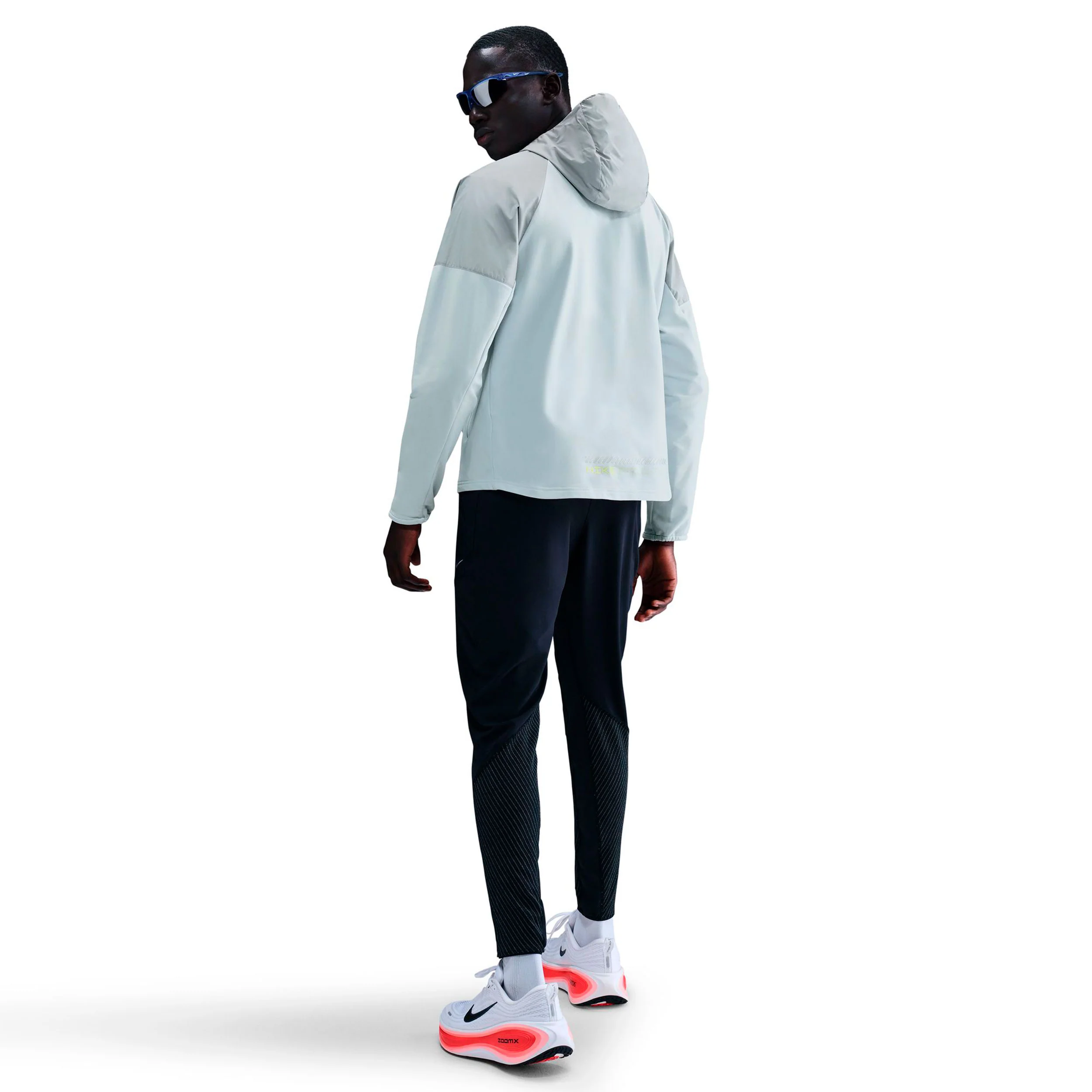 Miler Veste running Hommes - gris, argent - Image 3