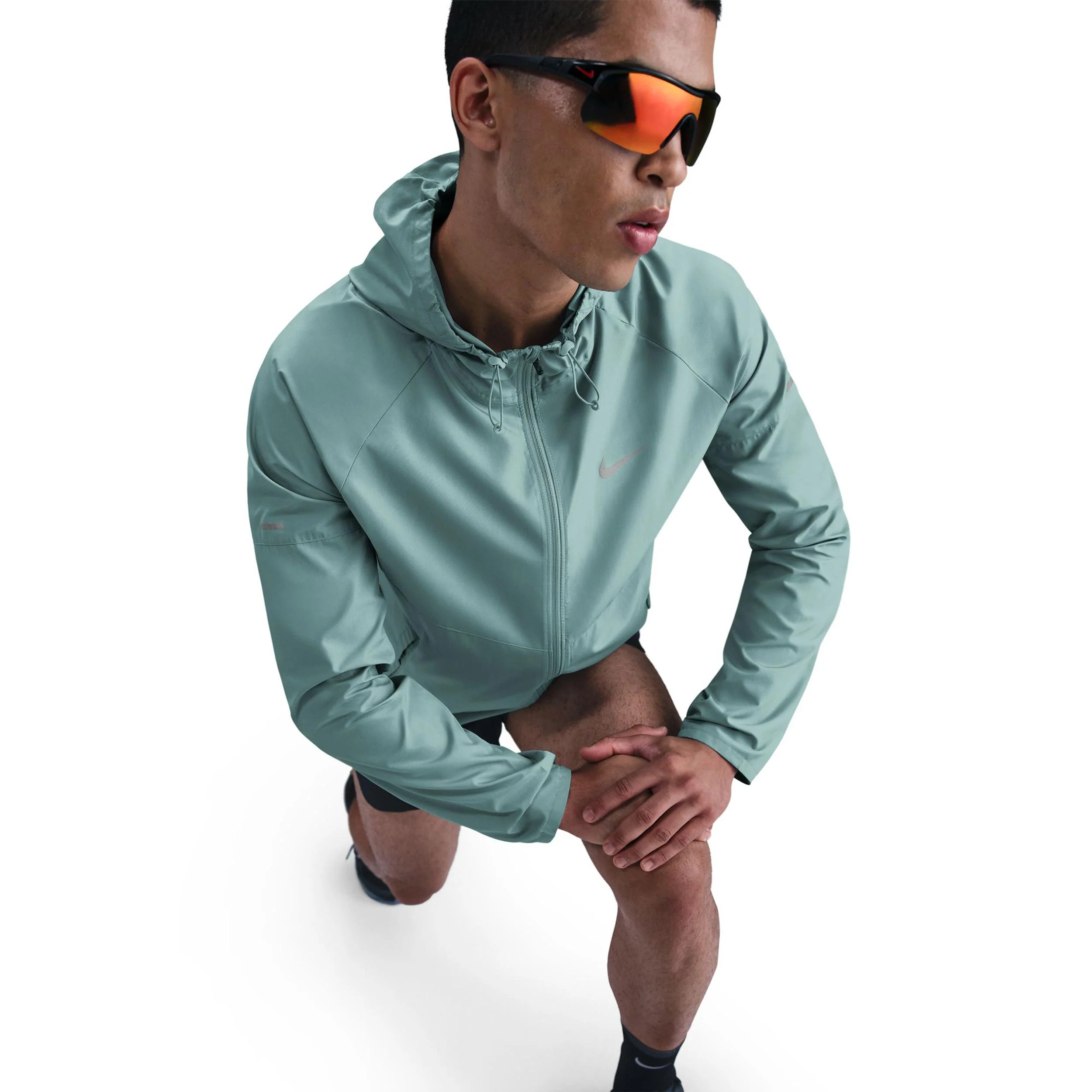 Miler Veste running Hommes - turquoise, argent - Image 5