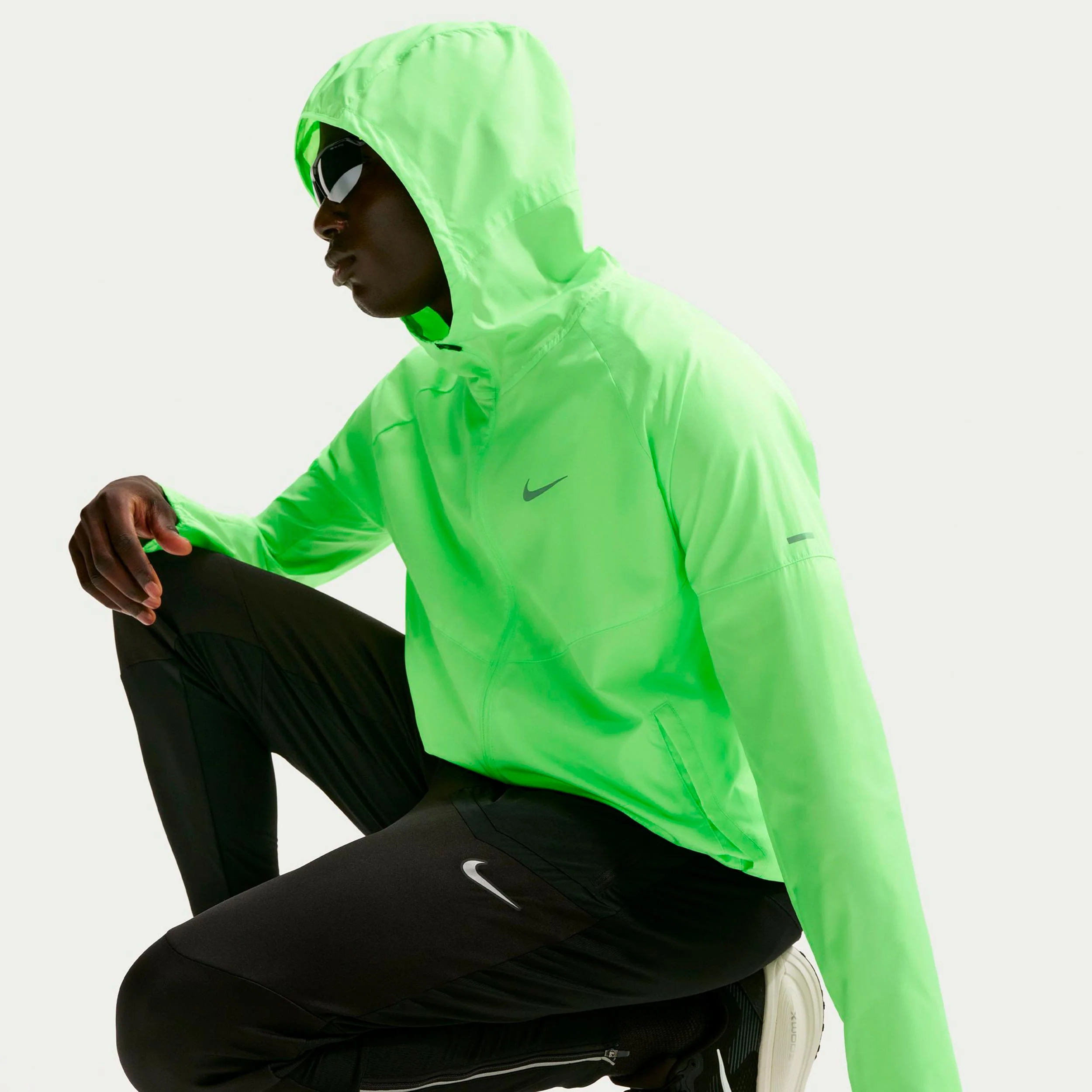 Miler Veste running Hommes - vert clair, vert clair - Image 4