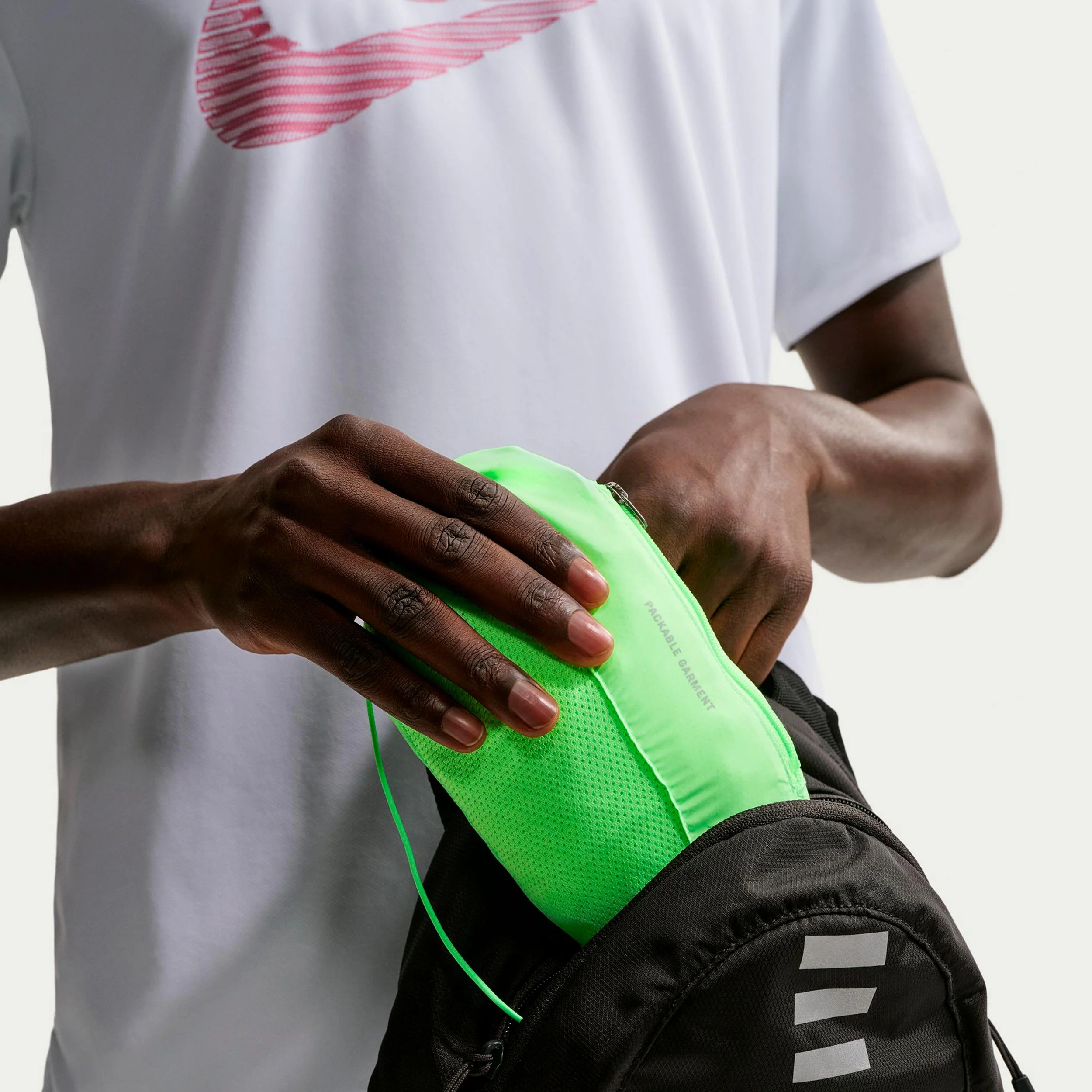 Miler Veste running Hommes - vert clair, vert clair - Image 8