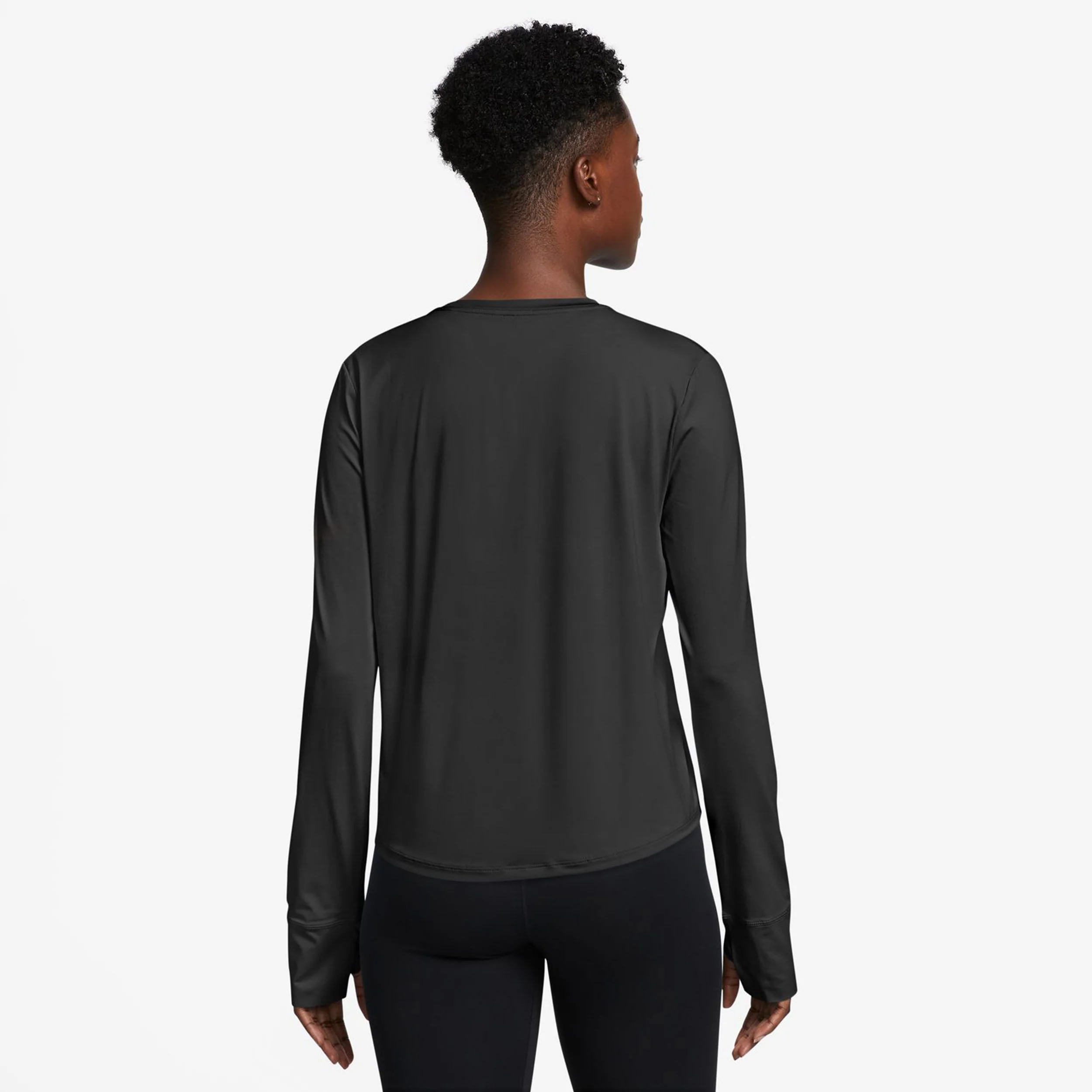 One Classic Dri-Fit Haut Manches Longues Femmes-Noir - Image 2