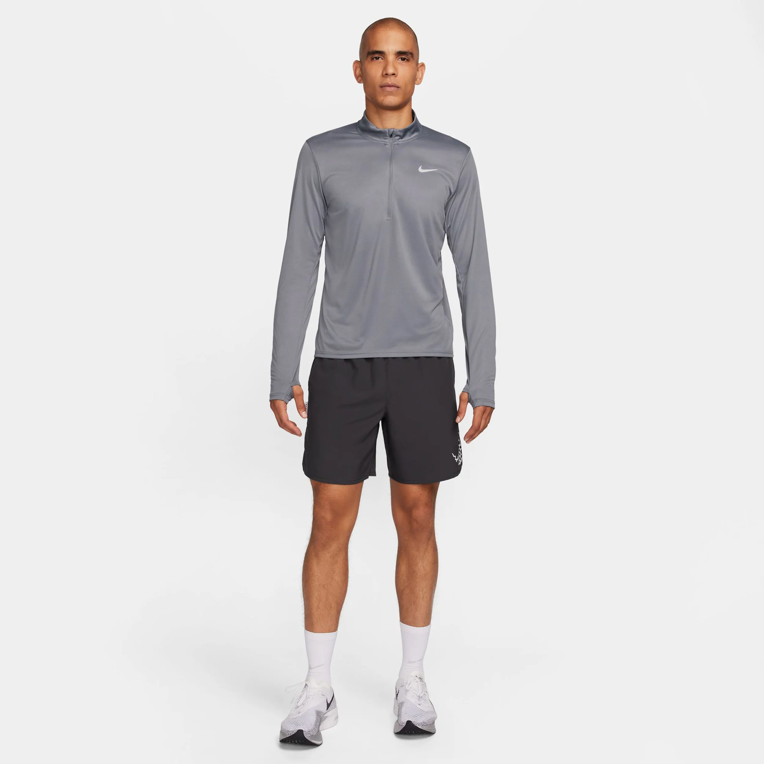 Pacer Half-Zip Maillot de course Hommes - gris - Image 8