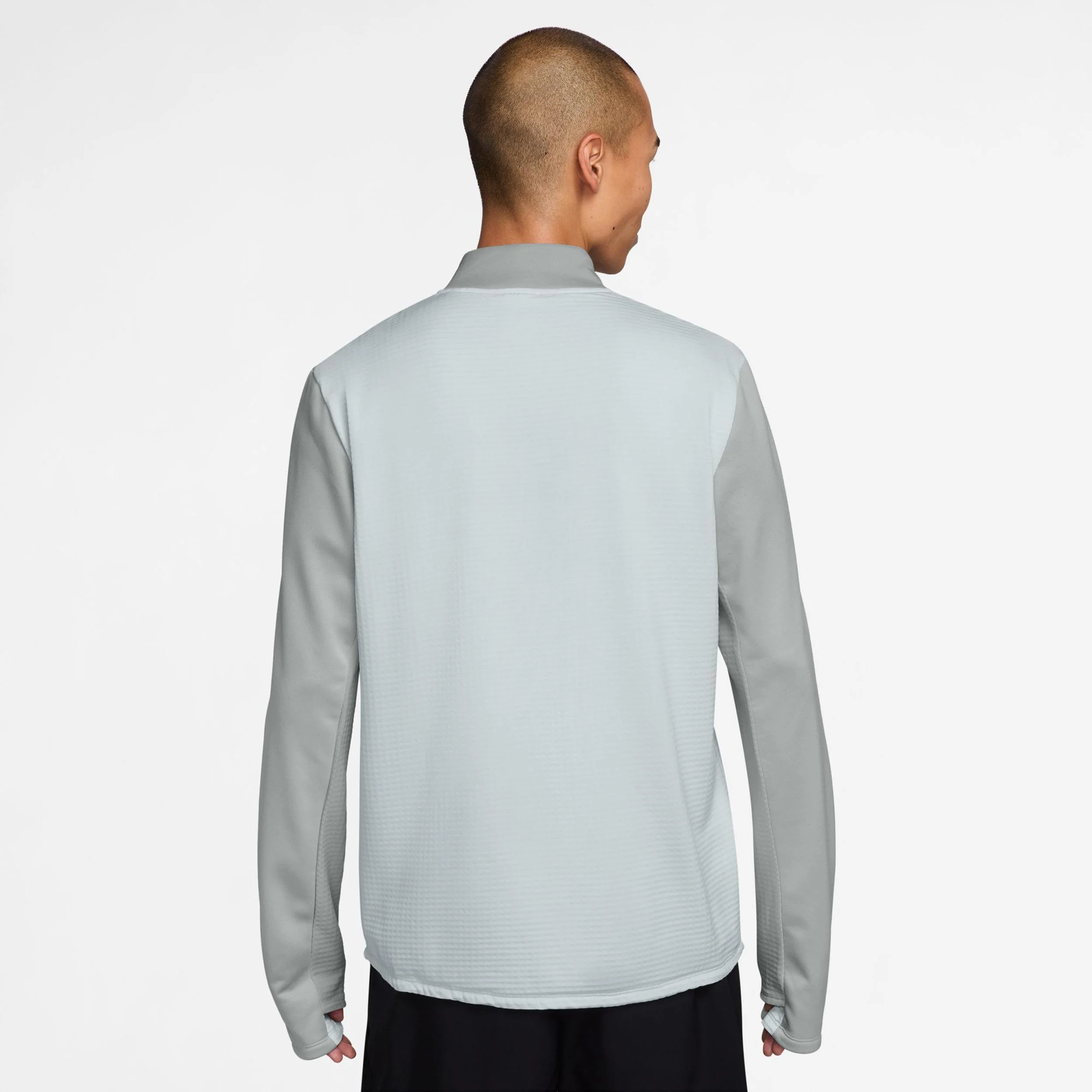 Pacer Winterized Half-Zip Maillot de course Hommes - gris, argent - Image 2