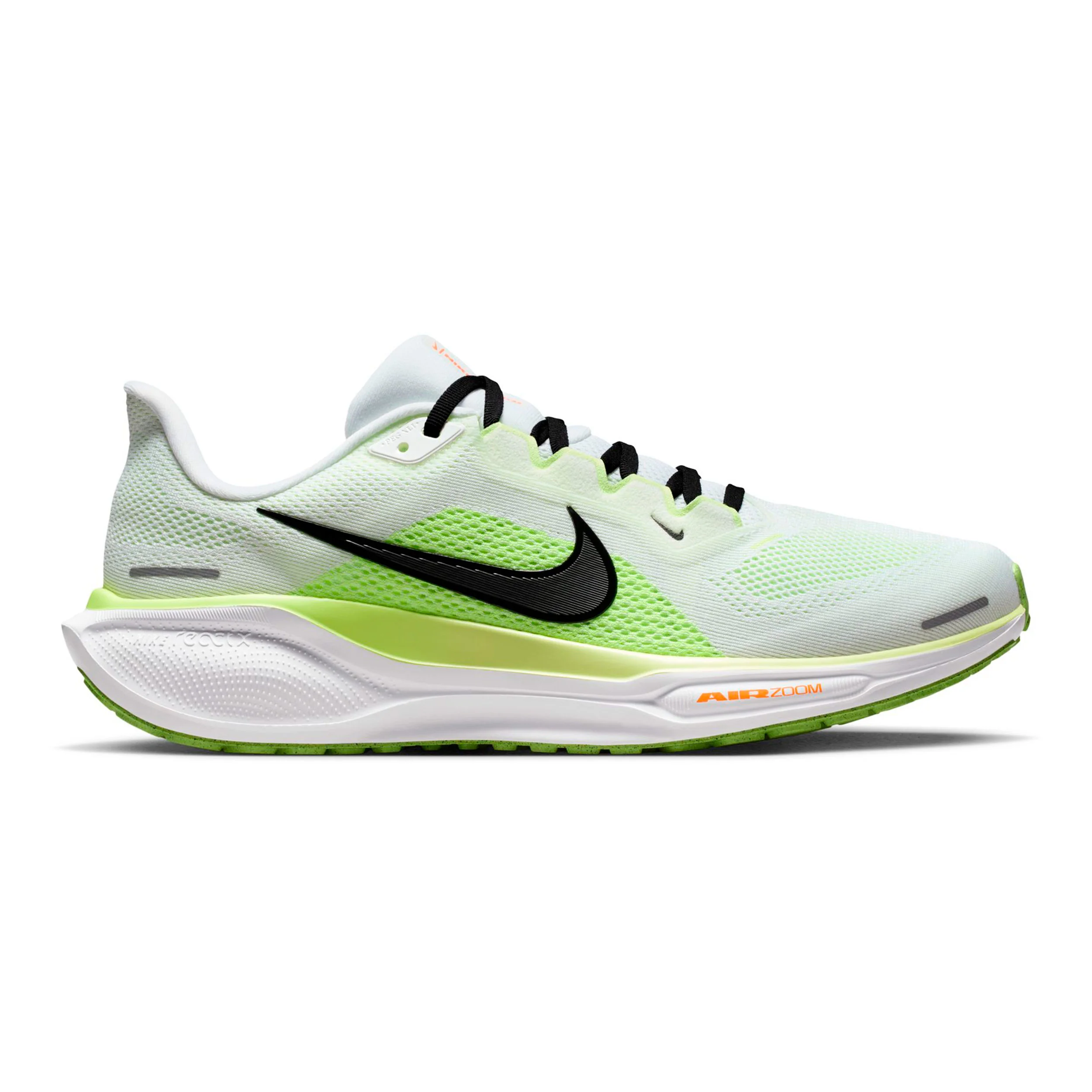 Pegasus 41 Chaussure de running sans stabilisateurs Hommes-blanc, vert fluo