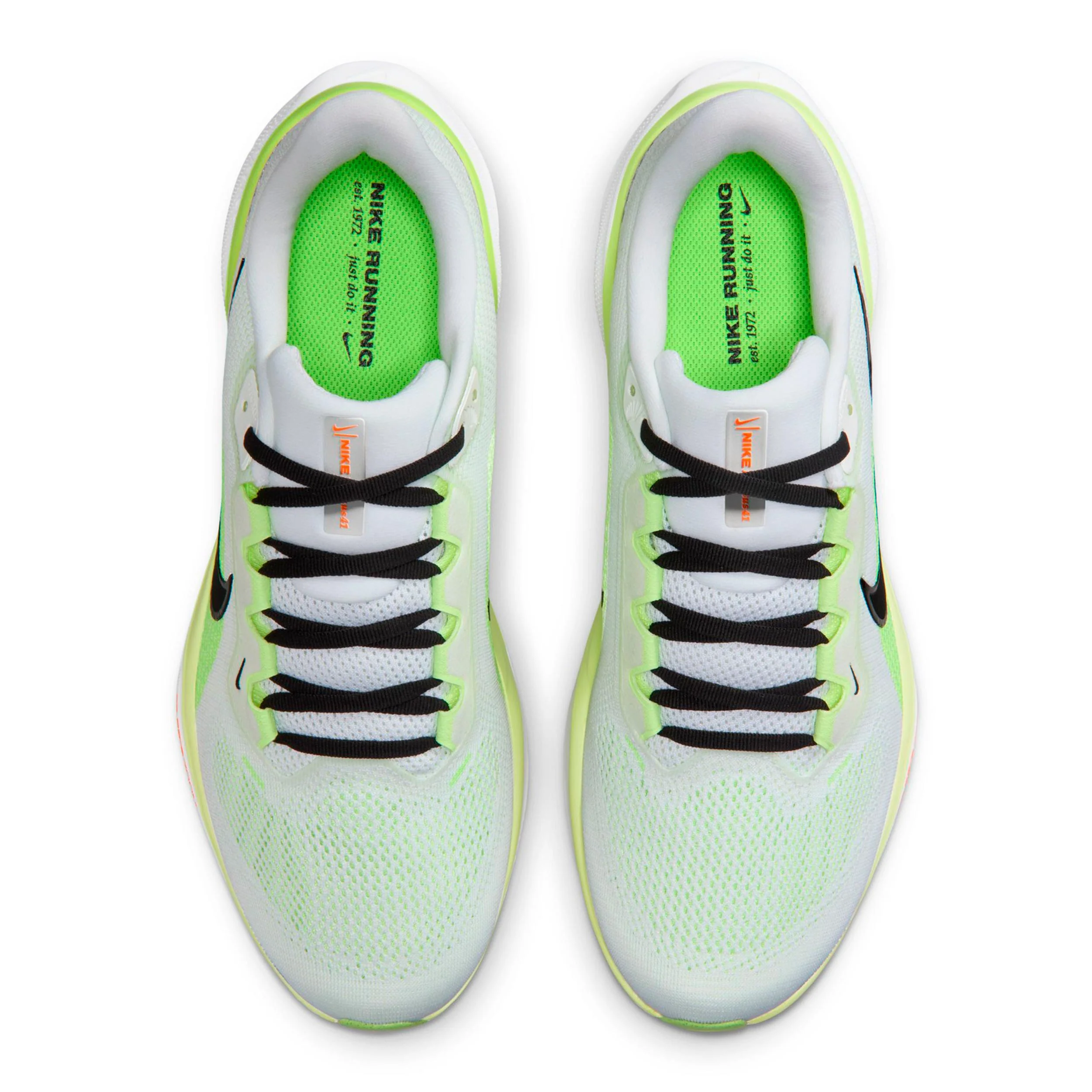 Pegasus 41 Chaussure de running sans stabilisateurs Hommes-blanc, vert fluo - Image 3