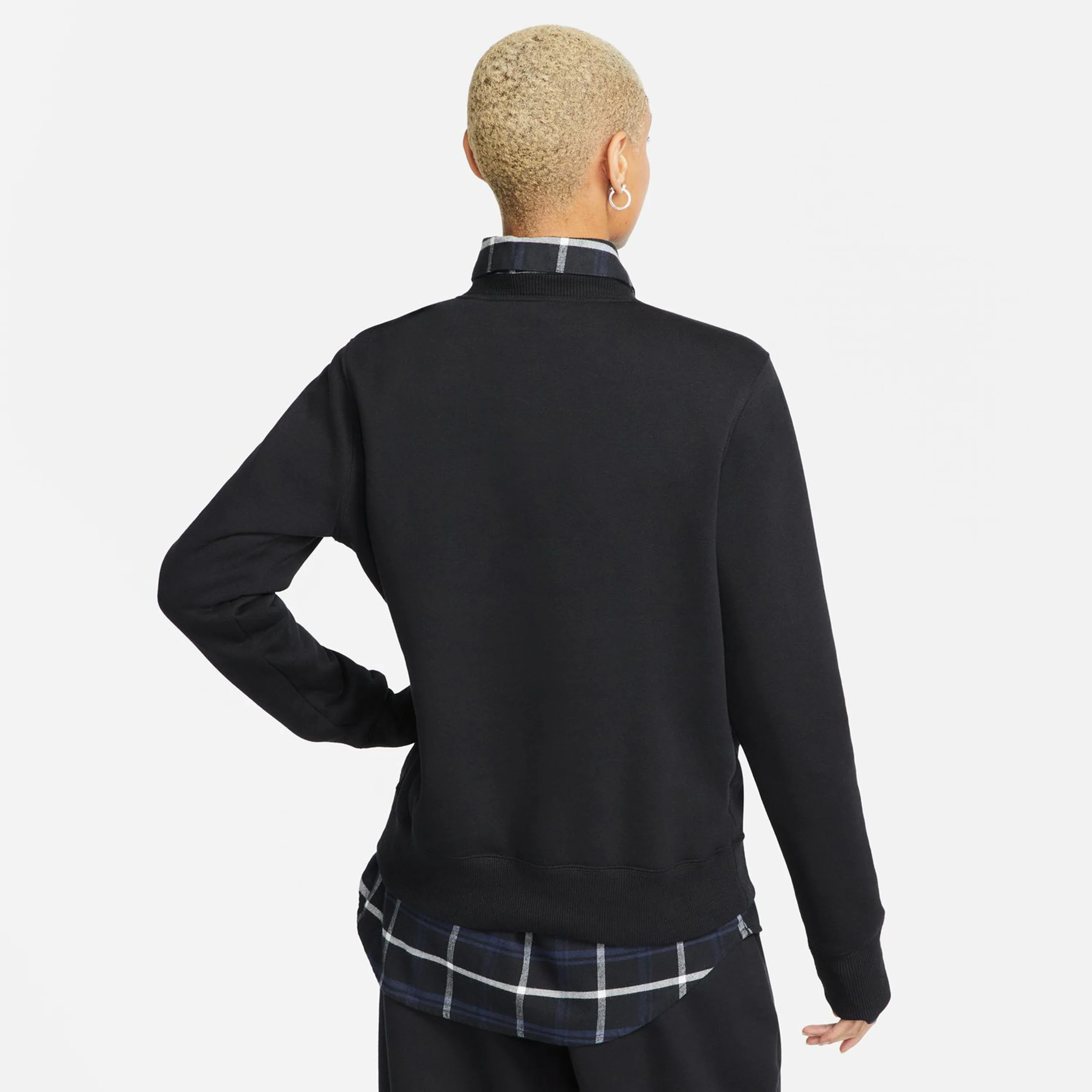 PHNX Fleece STD Crew Sweat-shirt Femmes-Noir - Image 5