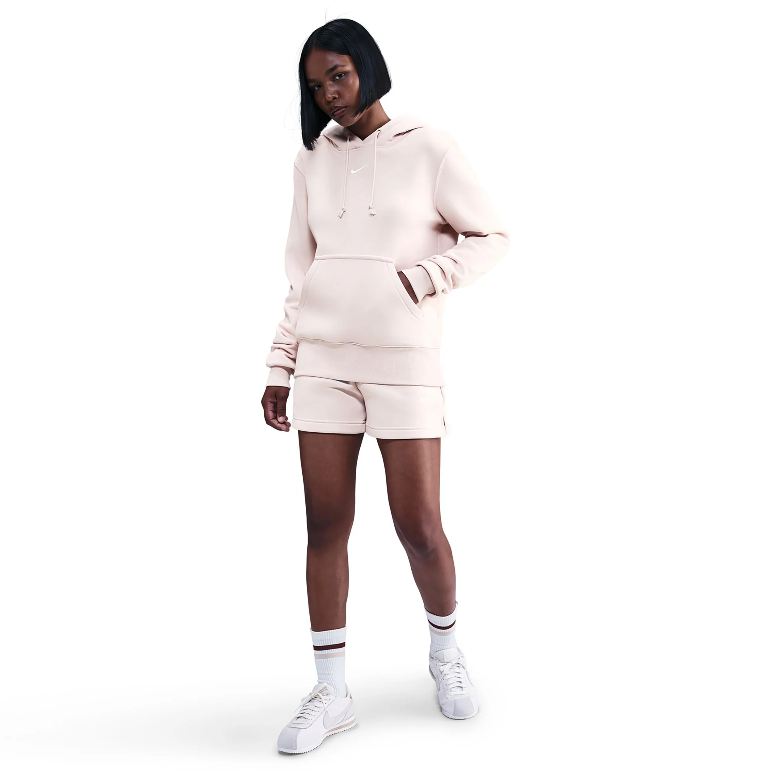 Phoenix Fleece Sweat à capuche Femmes-vieux rose