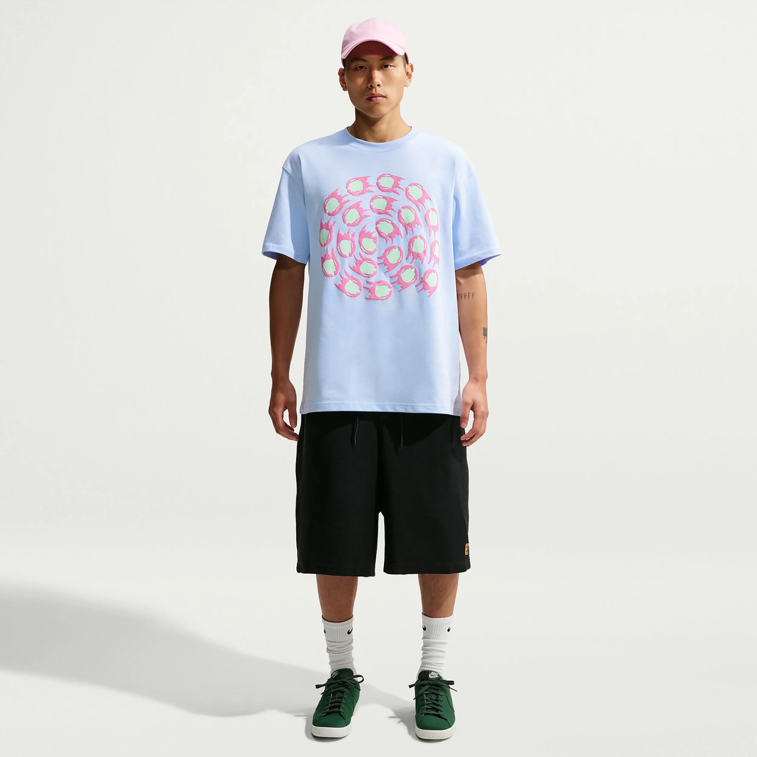 Sportswear T-shirt Hommes - bleu clair