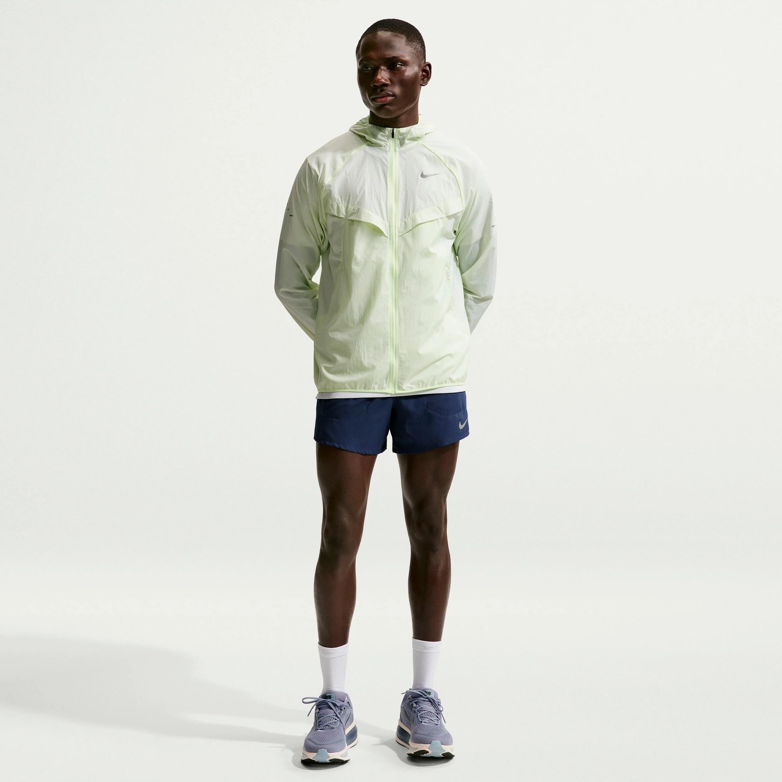 STRIDE 5IN Short de running Hommes - bleu foncé, argent - Image 2
