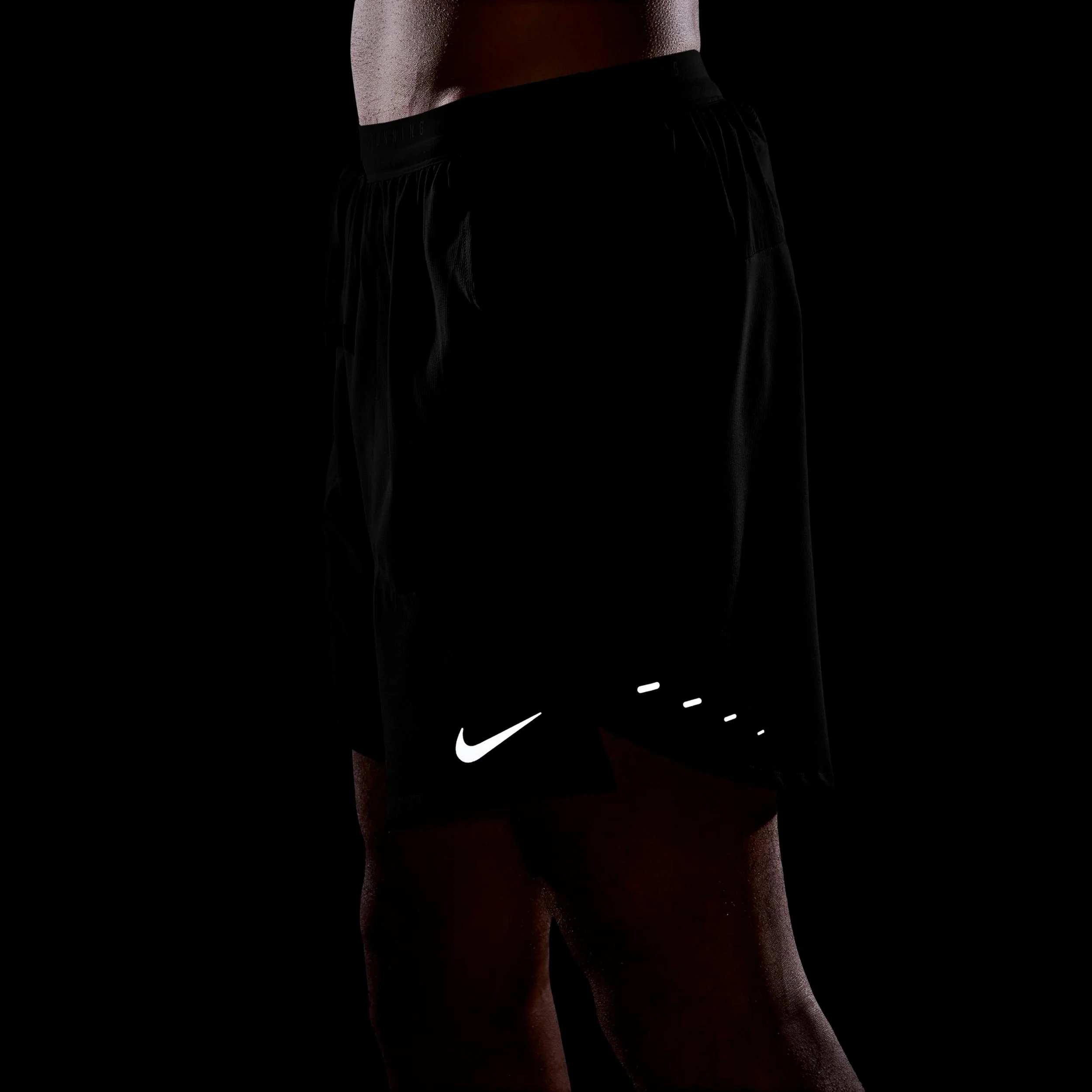 STRIDE 7IN Short de running Hommes - noir, argent - Image 6