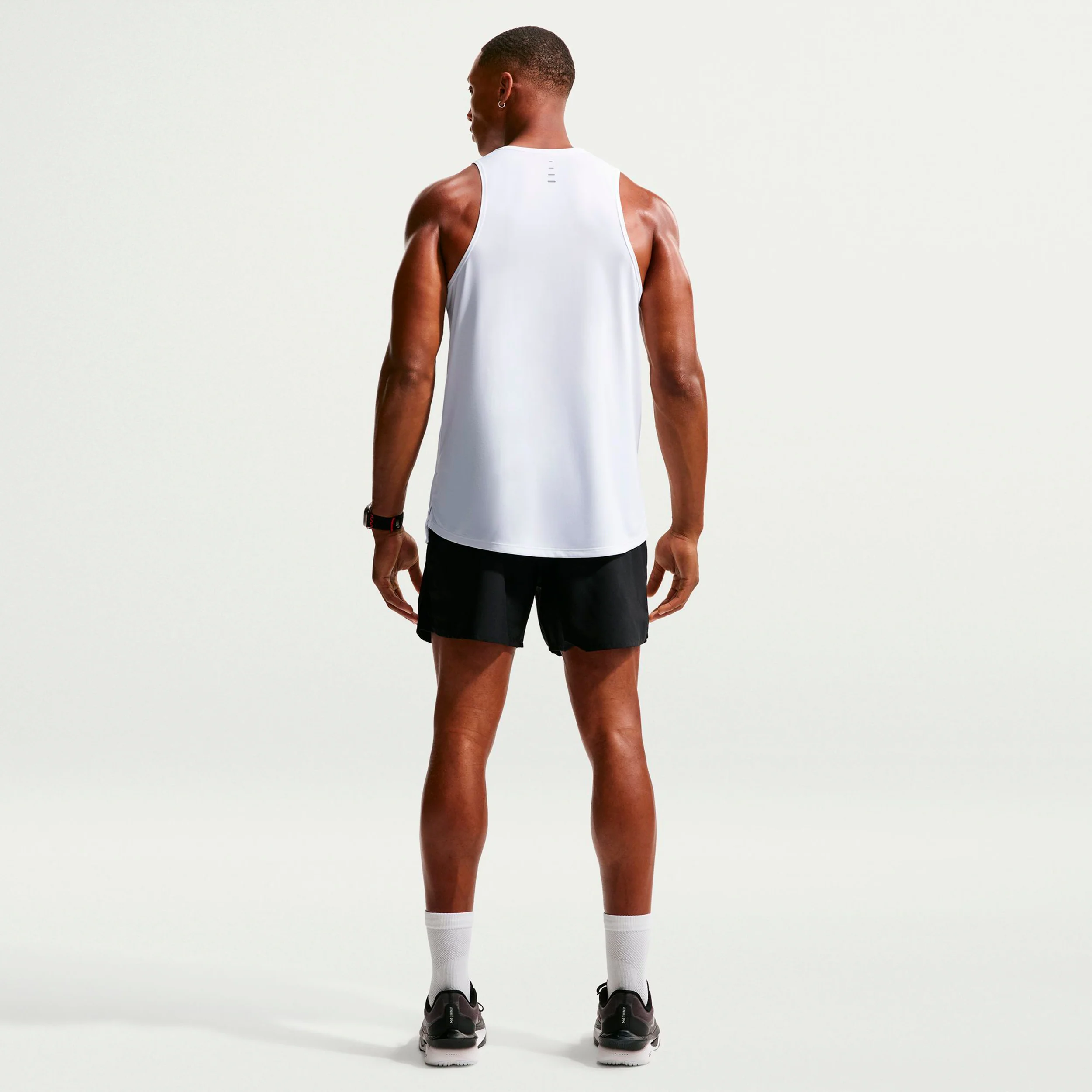 Stride Maillot de course Hommes - blanc, argent - Image 3