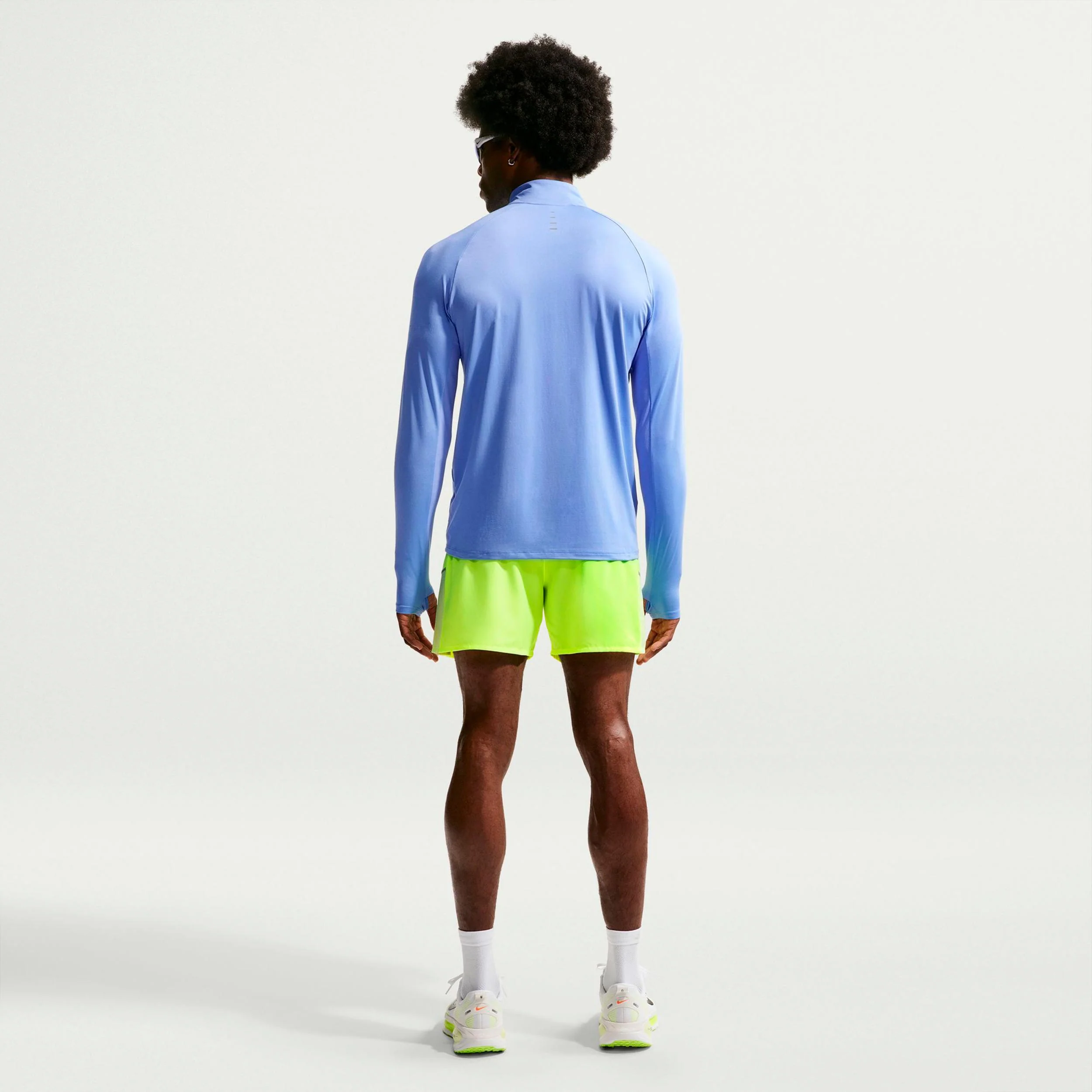 Stride Maillot de course Hommes - bleu clair, argent - Image 3