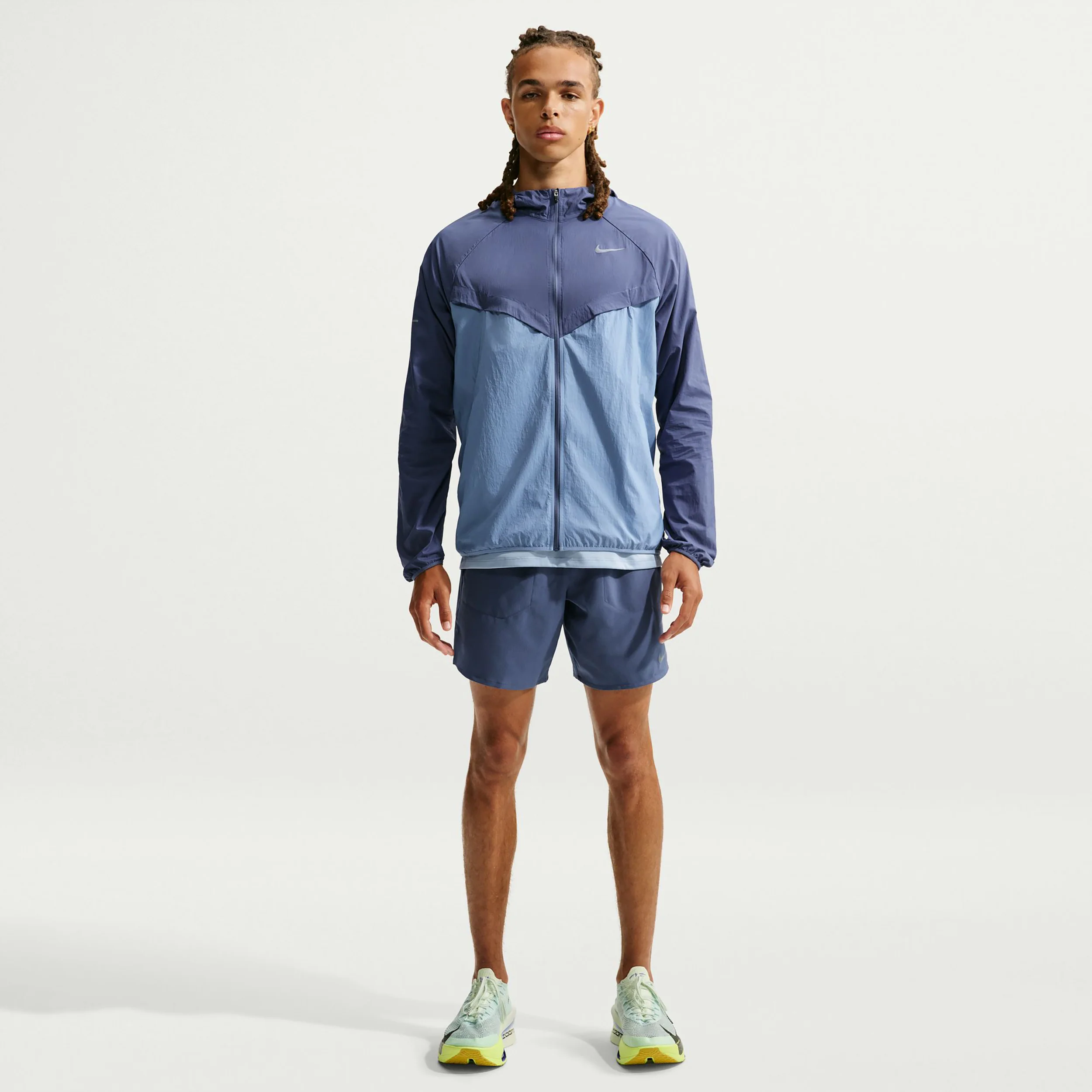 Stride Veste running Hommes - bleu, bleu